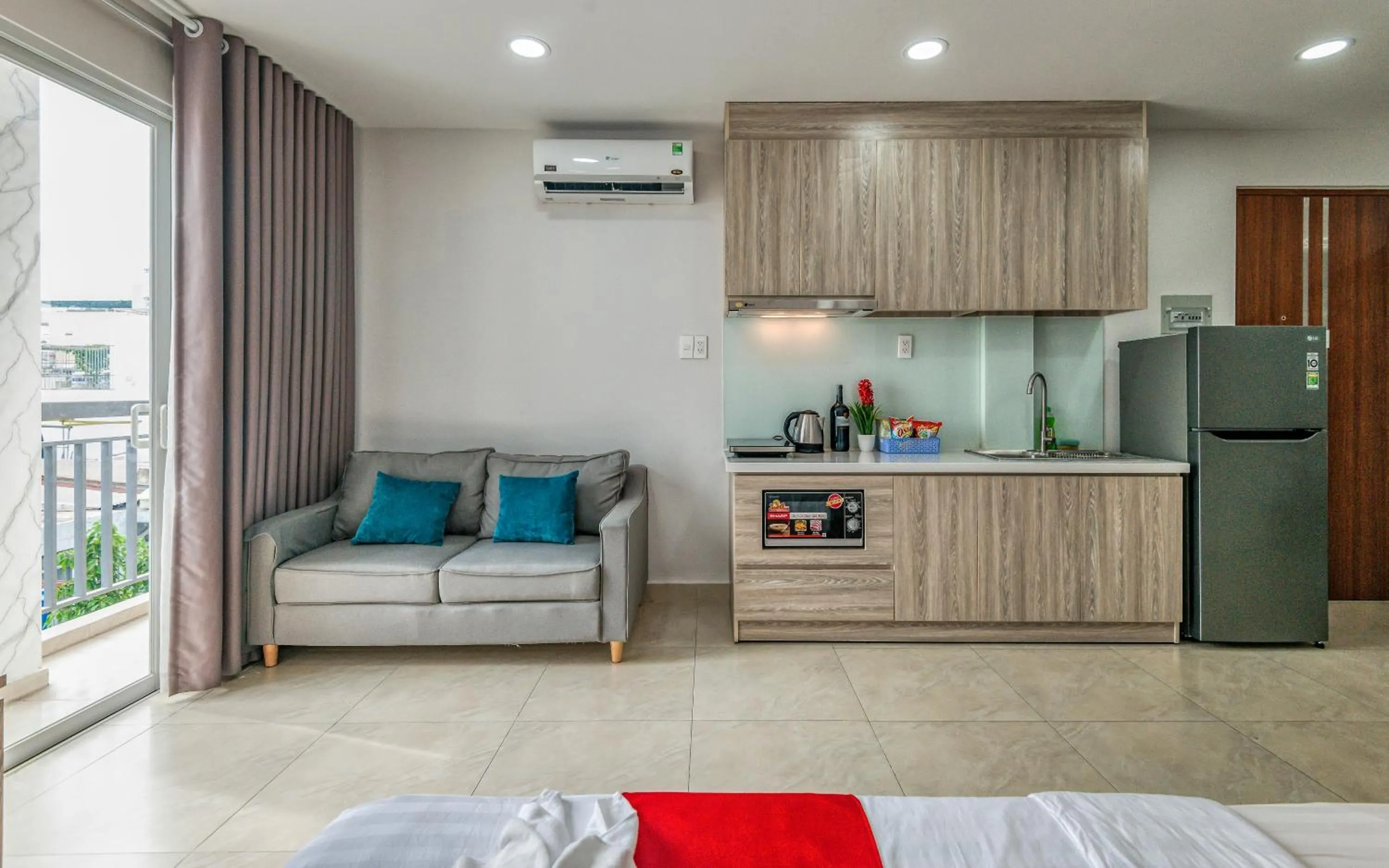 kitchen in Cherry Hotel and Apartment