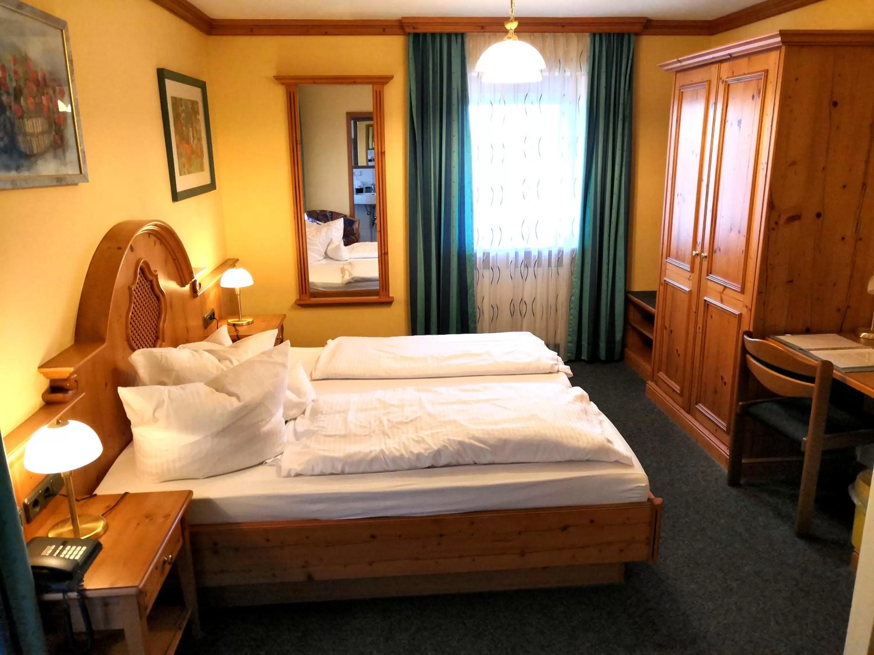 Photo of the whole room, Bed in Gasthof Schwarz