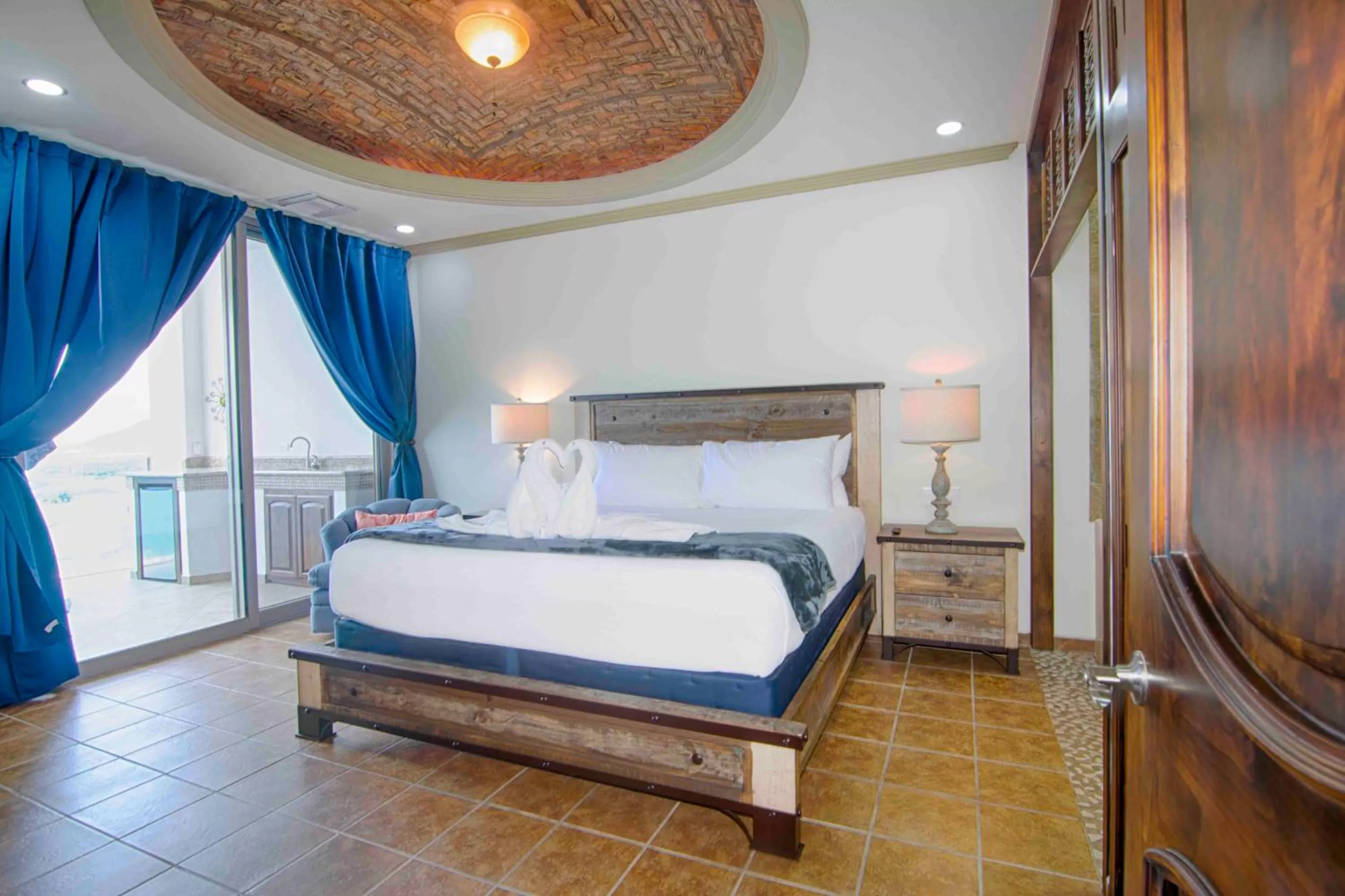 Bed in Esmeralda Beach Resort