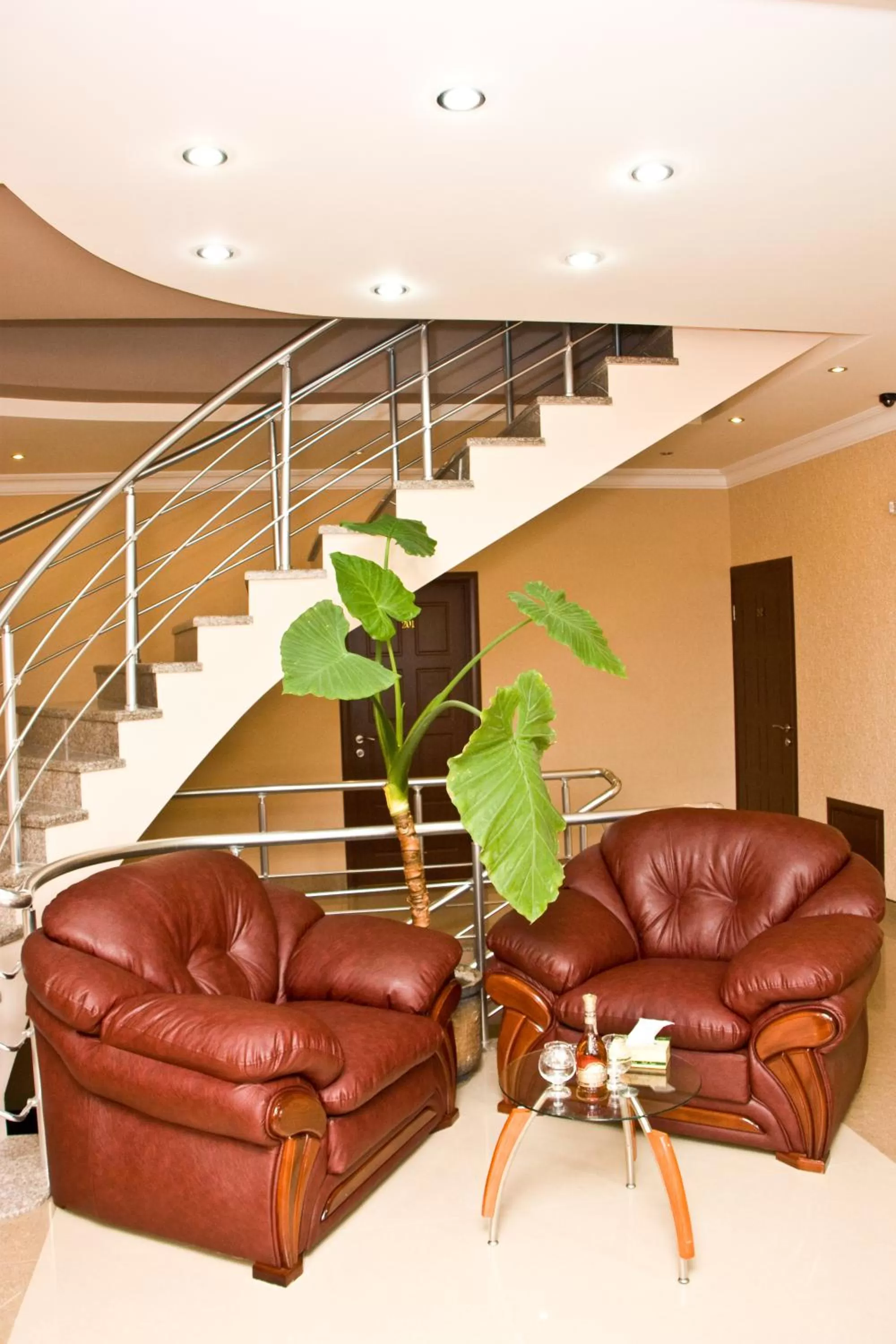 Seating area in Laguna Hotel