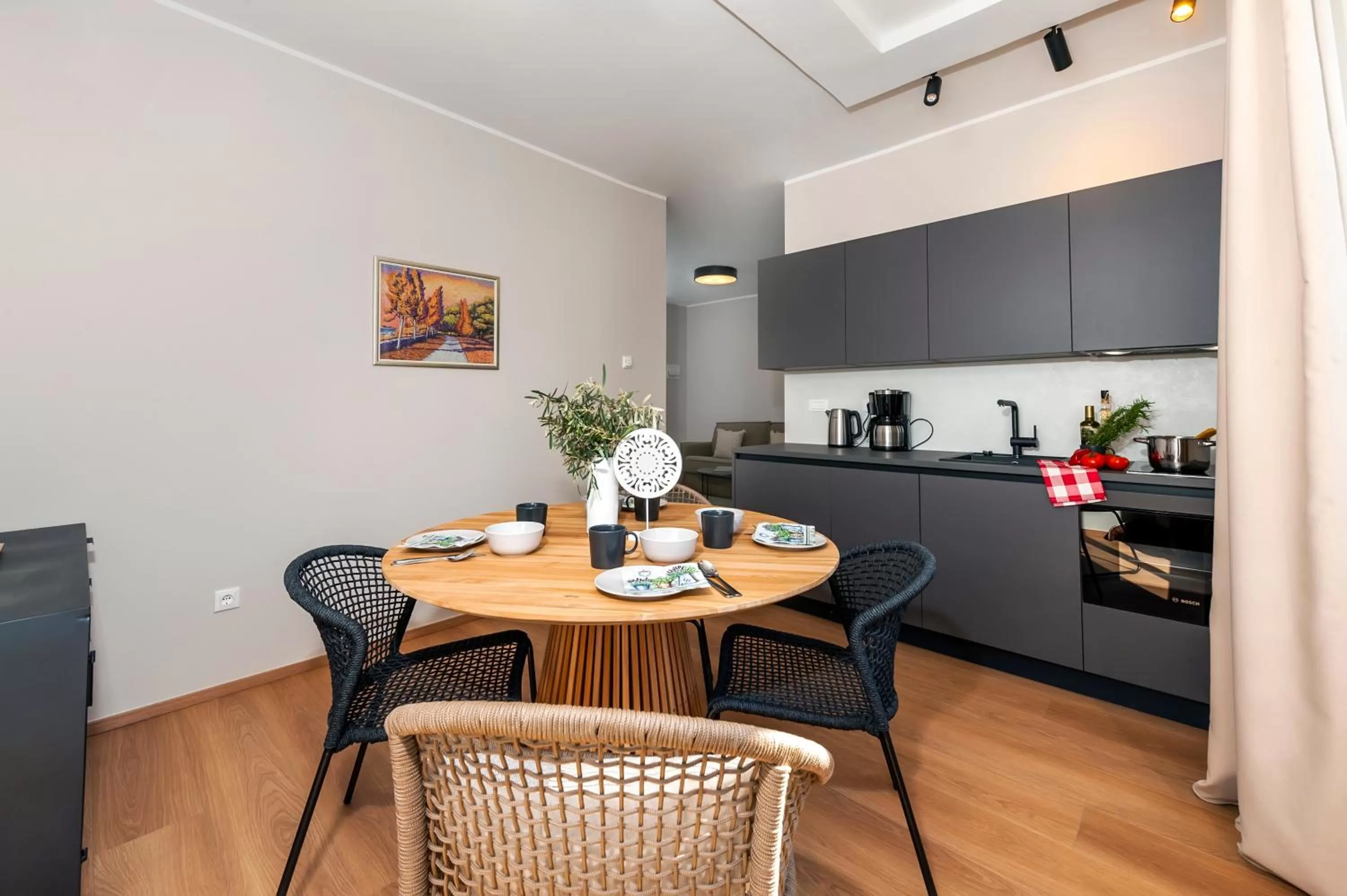 Kitchen or kitchenette in Sunset Residence Rovinj