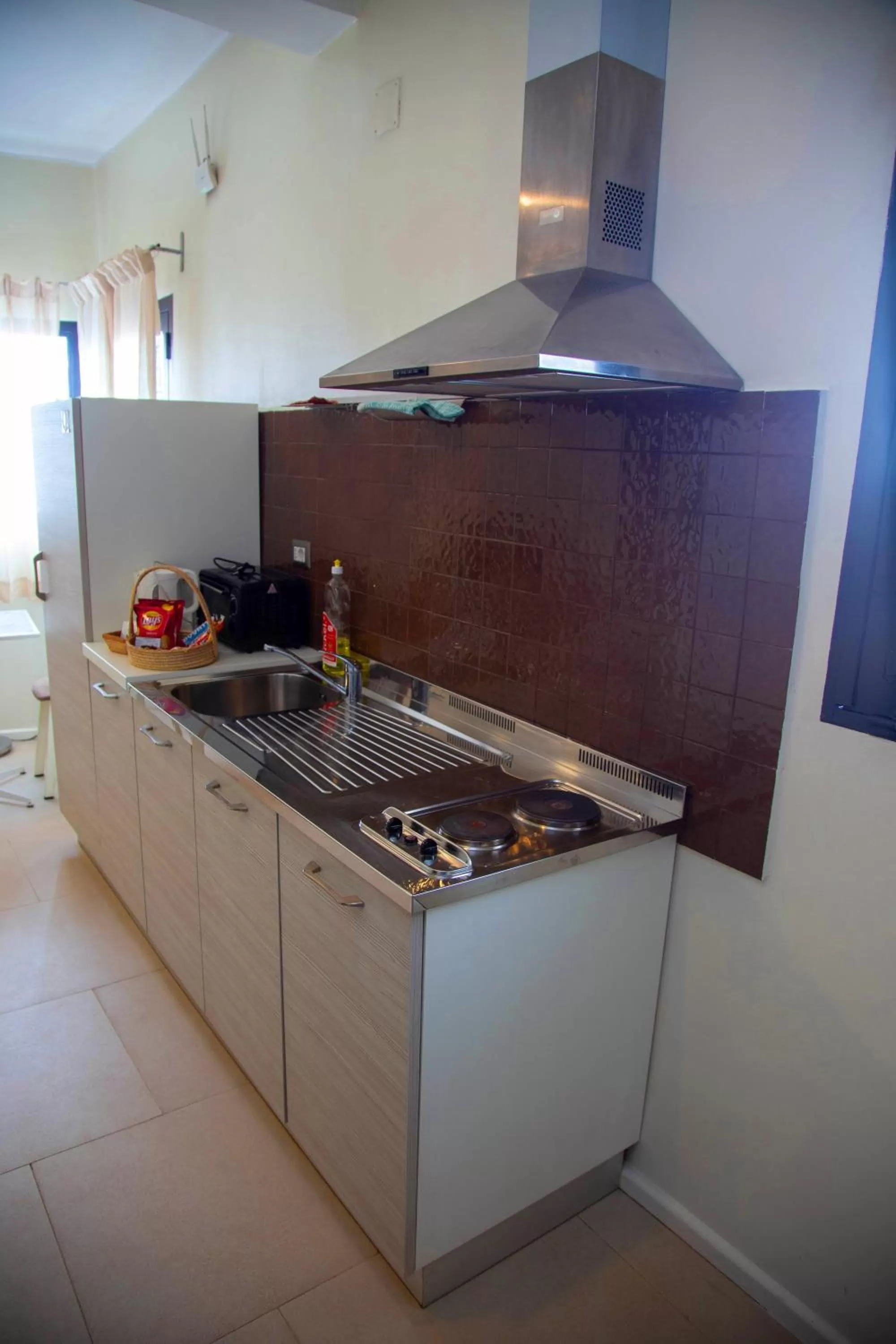 Kitchen or kitchenette in Hotel La Villette