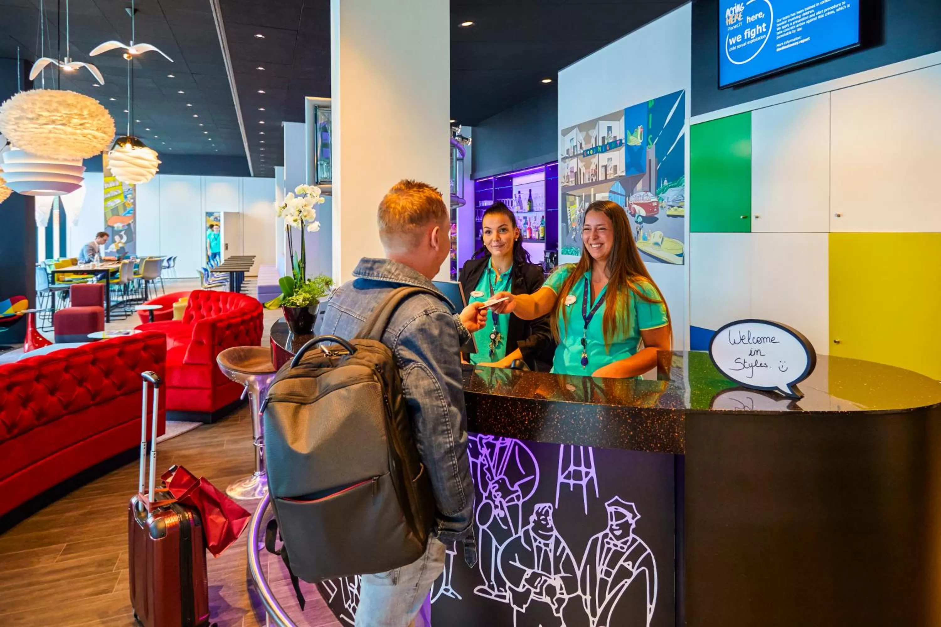 Staff in ibis Styles Liege Guillemins