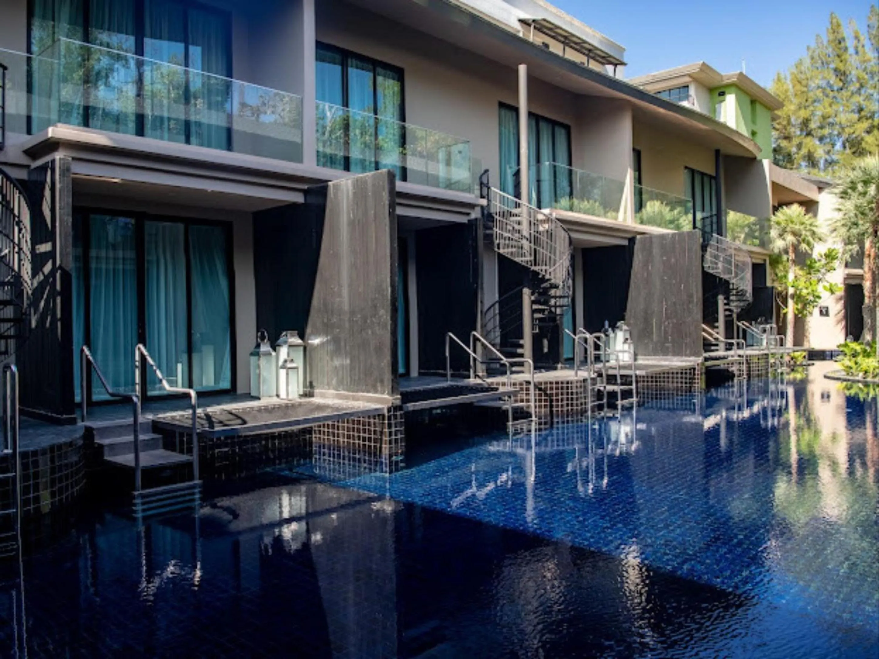 Pool view in Areca Resort and Spa