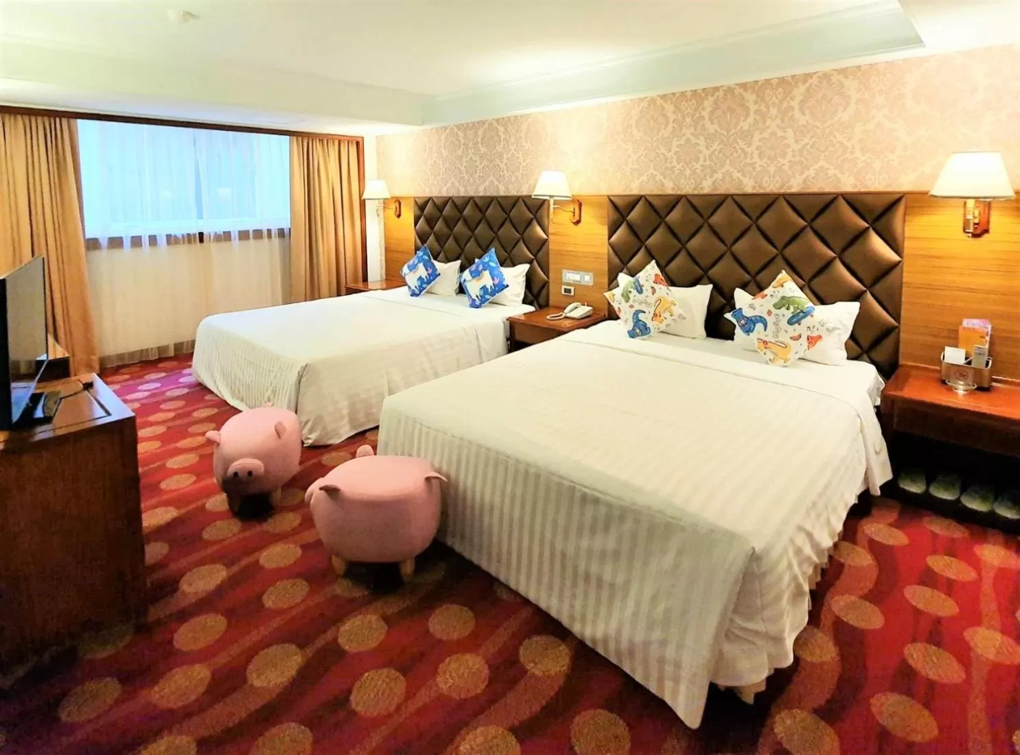 Photo of the whole room, Bed in Chyuan Du Spring Resort