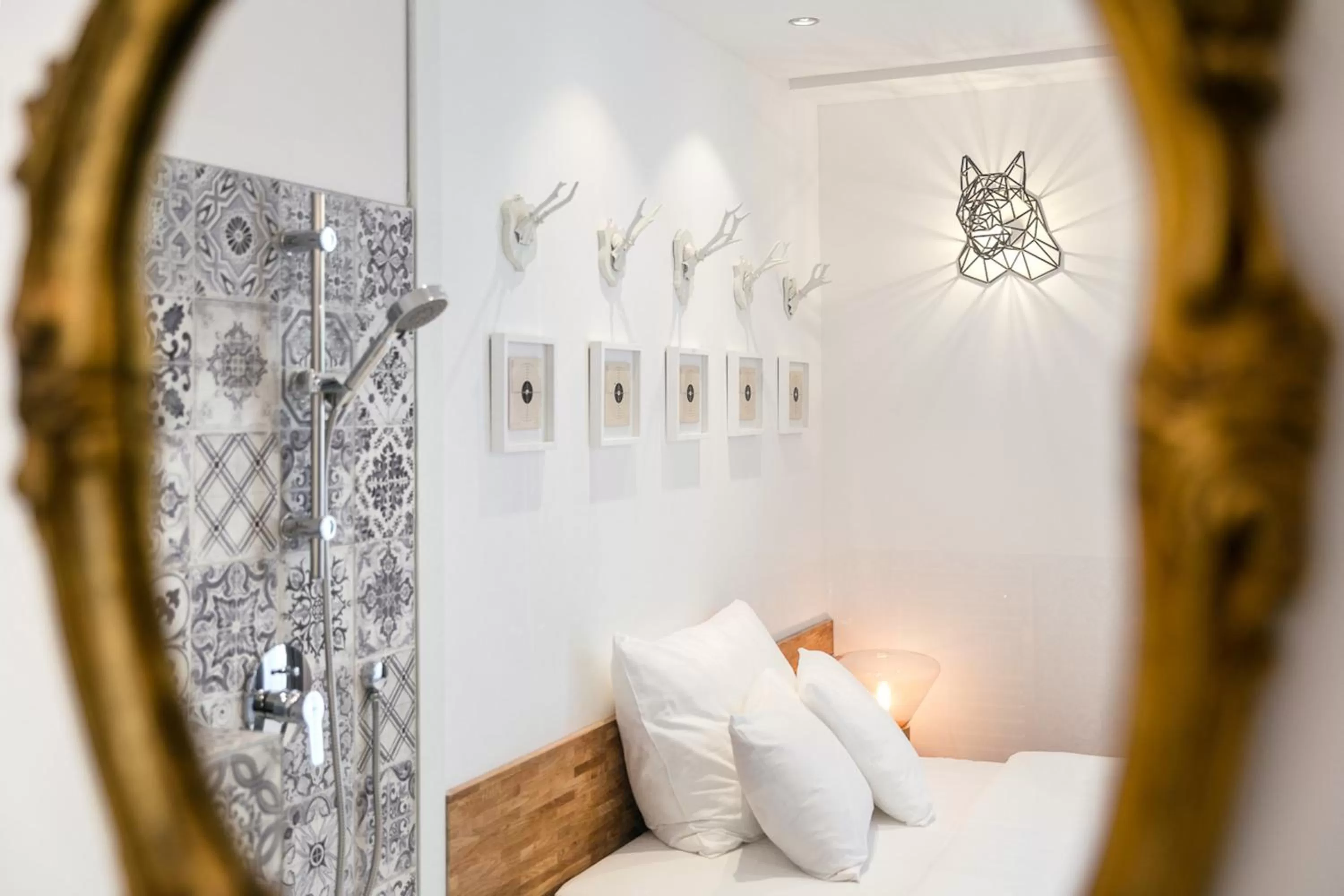 Bed in Pytloun Grand Hotel Imperial