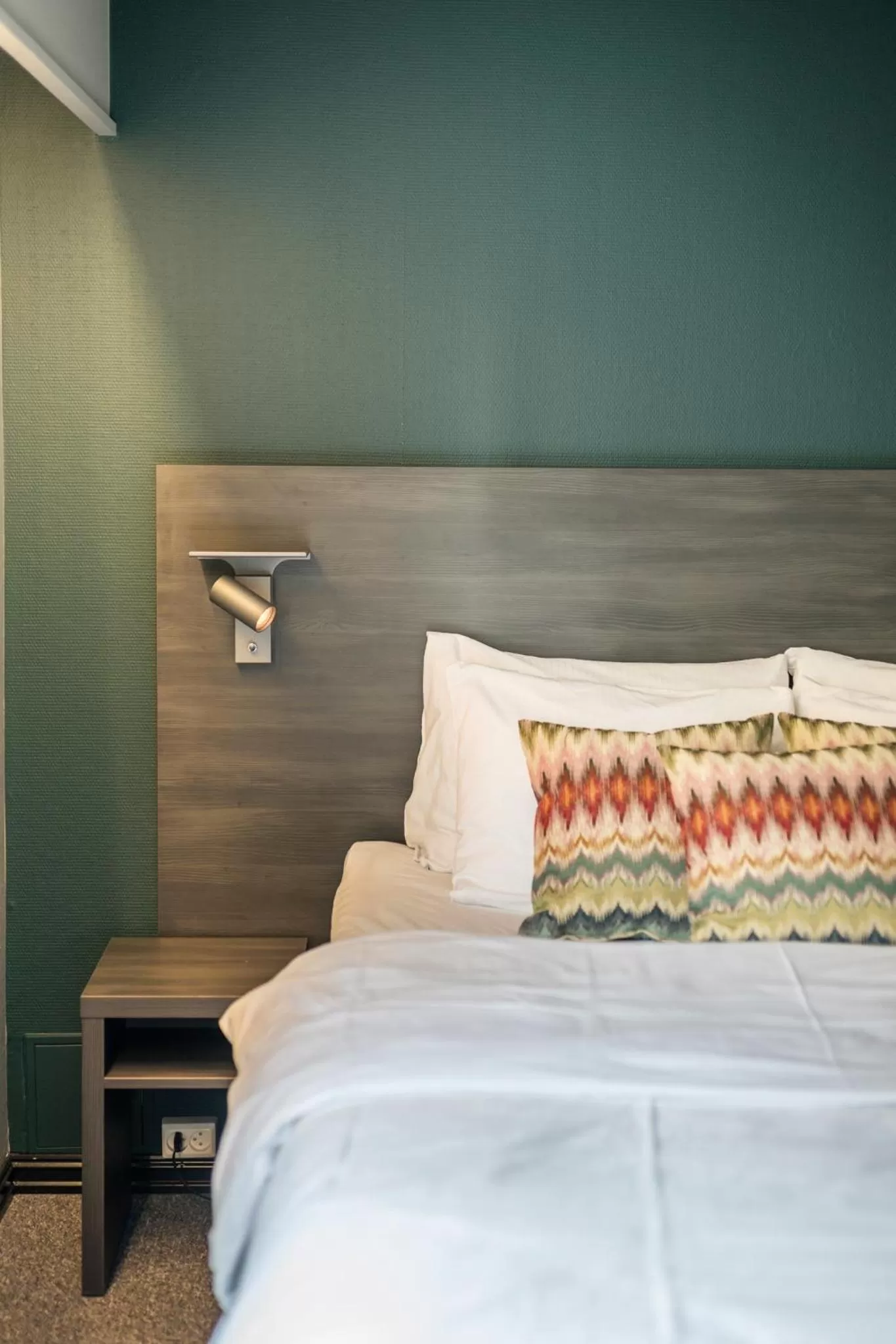 Bed in Hotel Haugesund