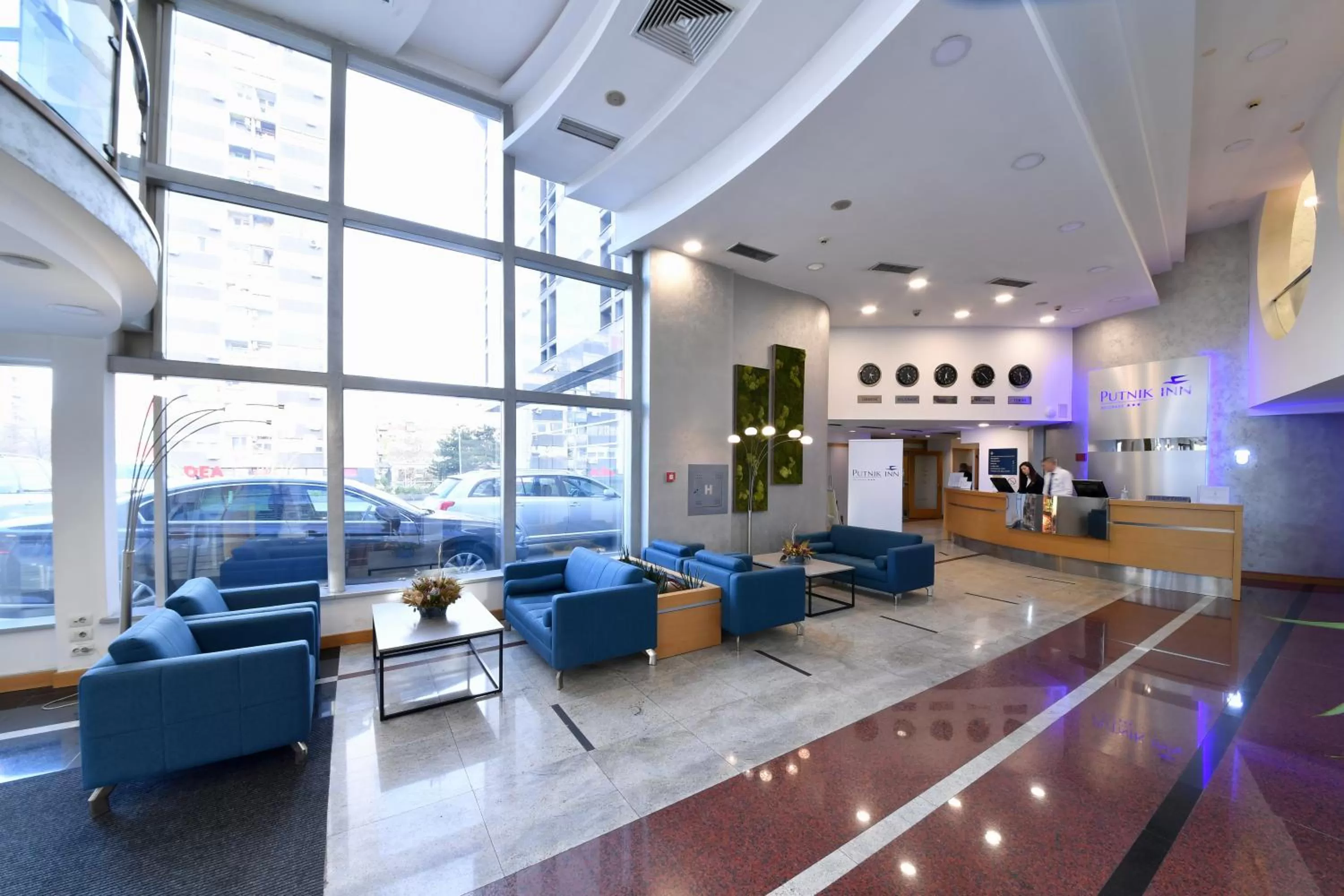 Lobby or reception in Putnik Inn Belgrade