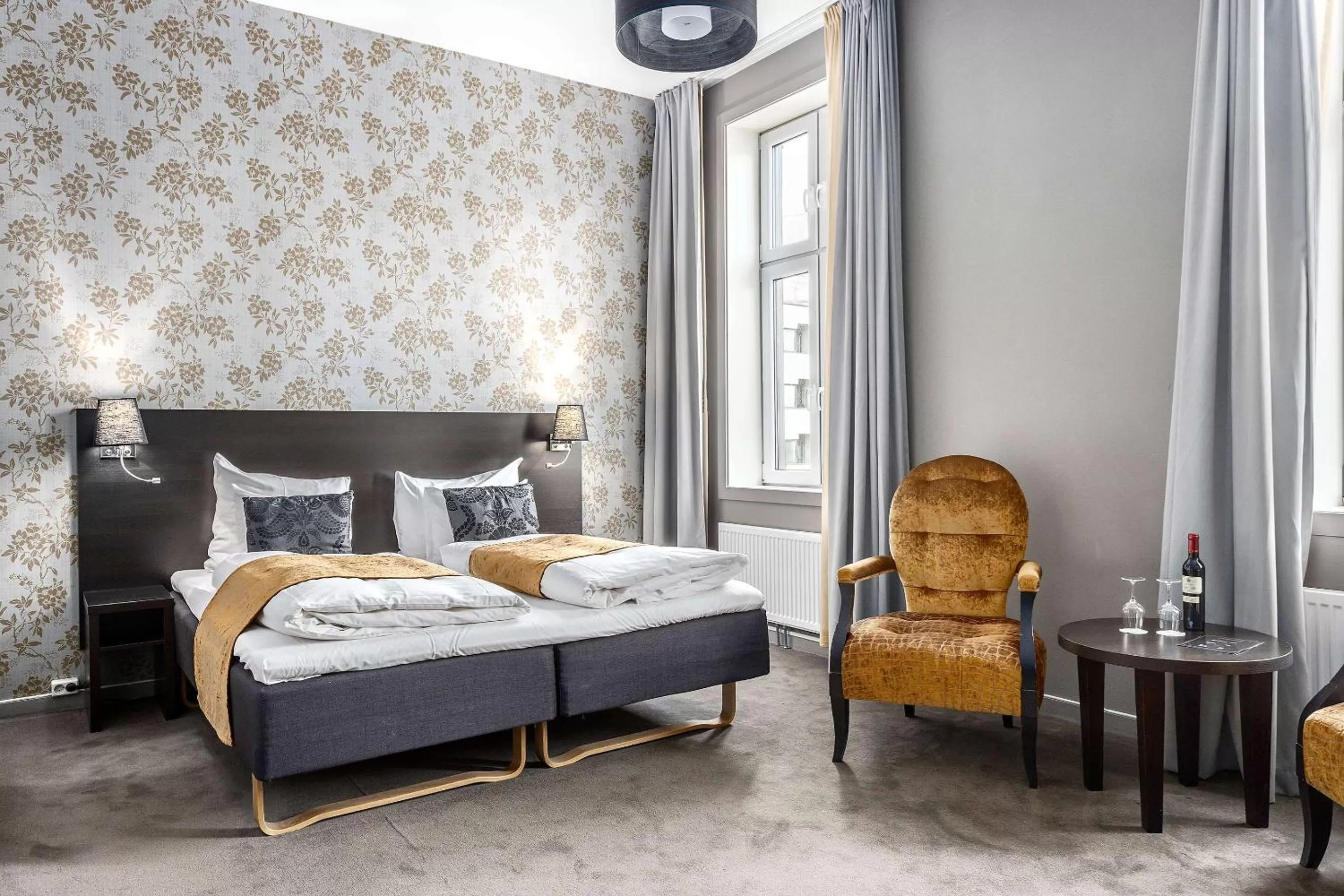 Bedroom, Bed in Saga Hotel Oslo, WorldHotels Crafted