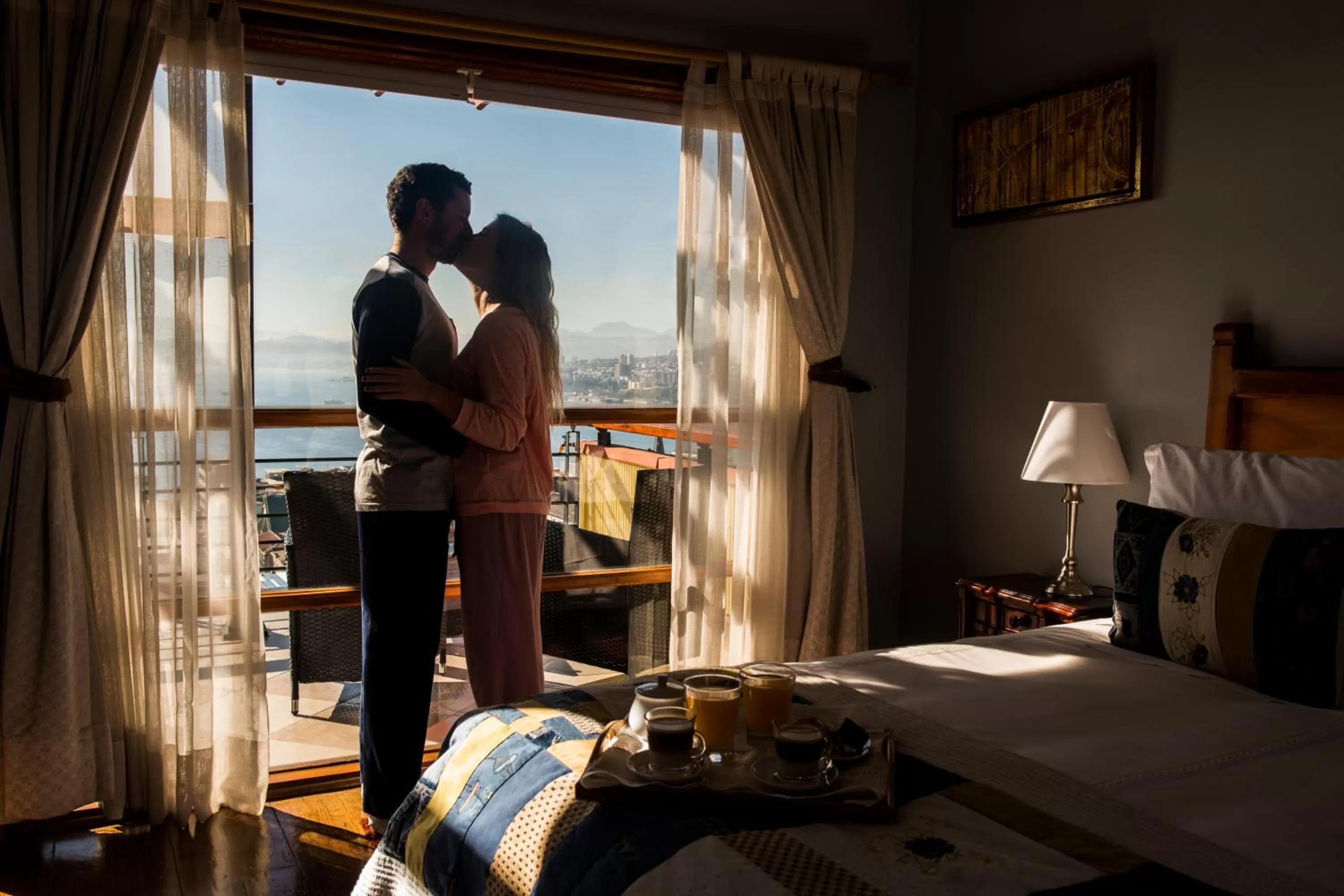 Balcony/Terrace, Bed in Hotel Boutique Acontraluz