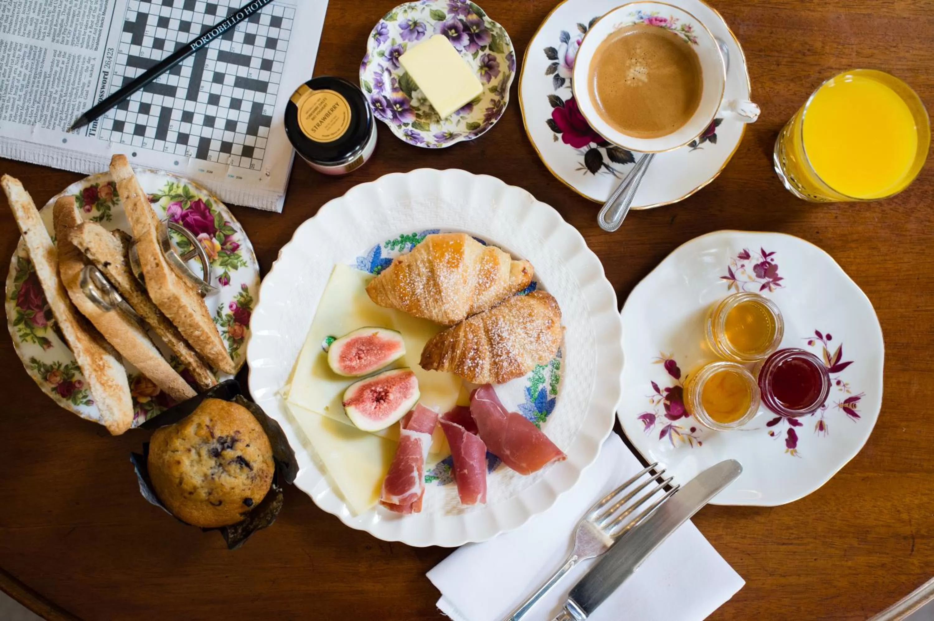 Breakfast in The Portobello Hotel