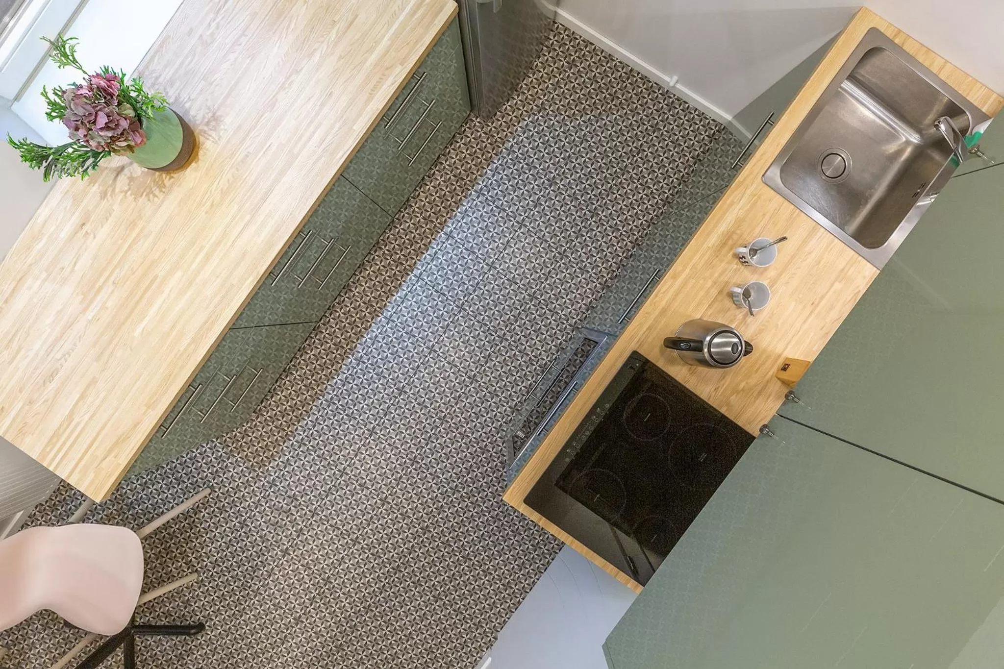 Kitchen or kitchenette in Art & Comfort Rooms