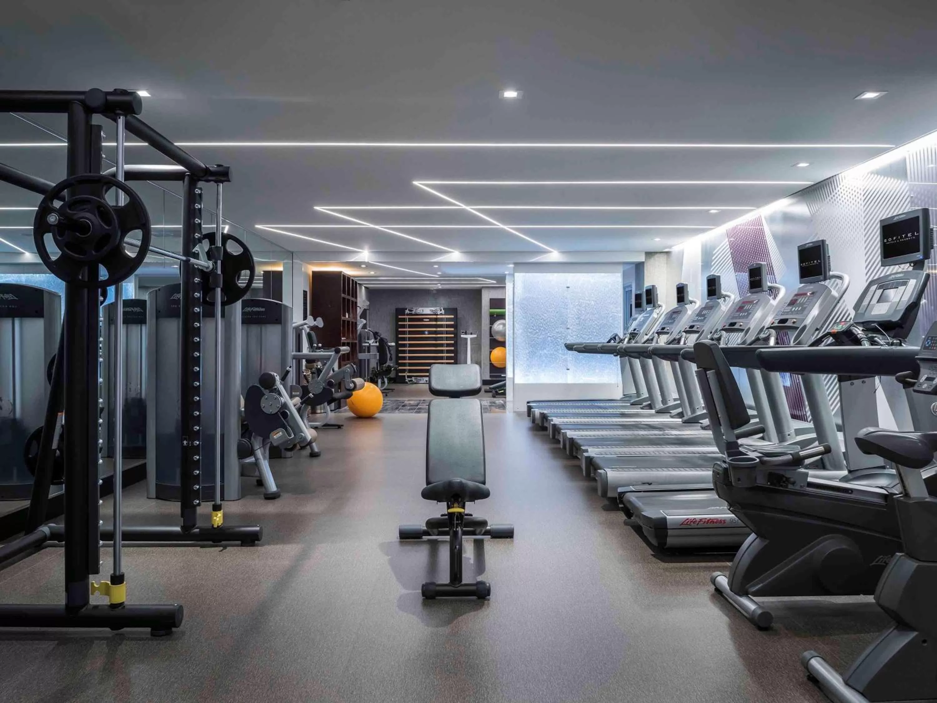Fitness centre/facilities in Sofitel Chicago Magnificent Mile