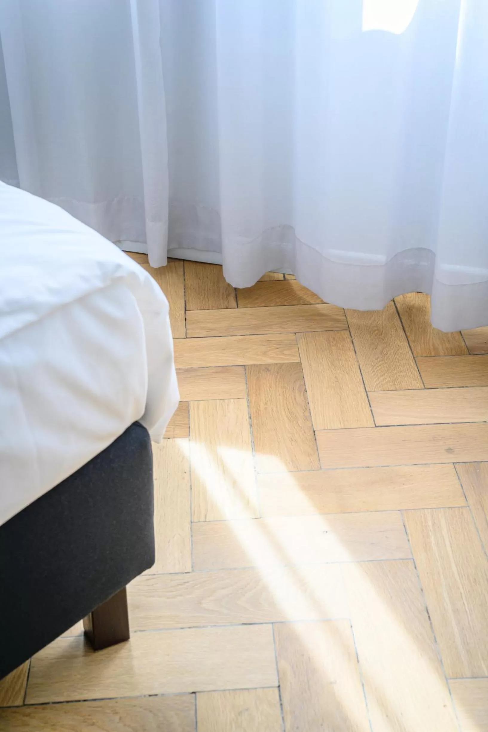 Decorative detail, Bed in Hotel La Grande Cloche