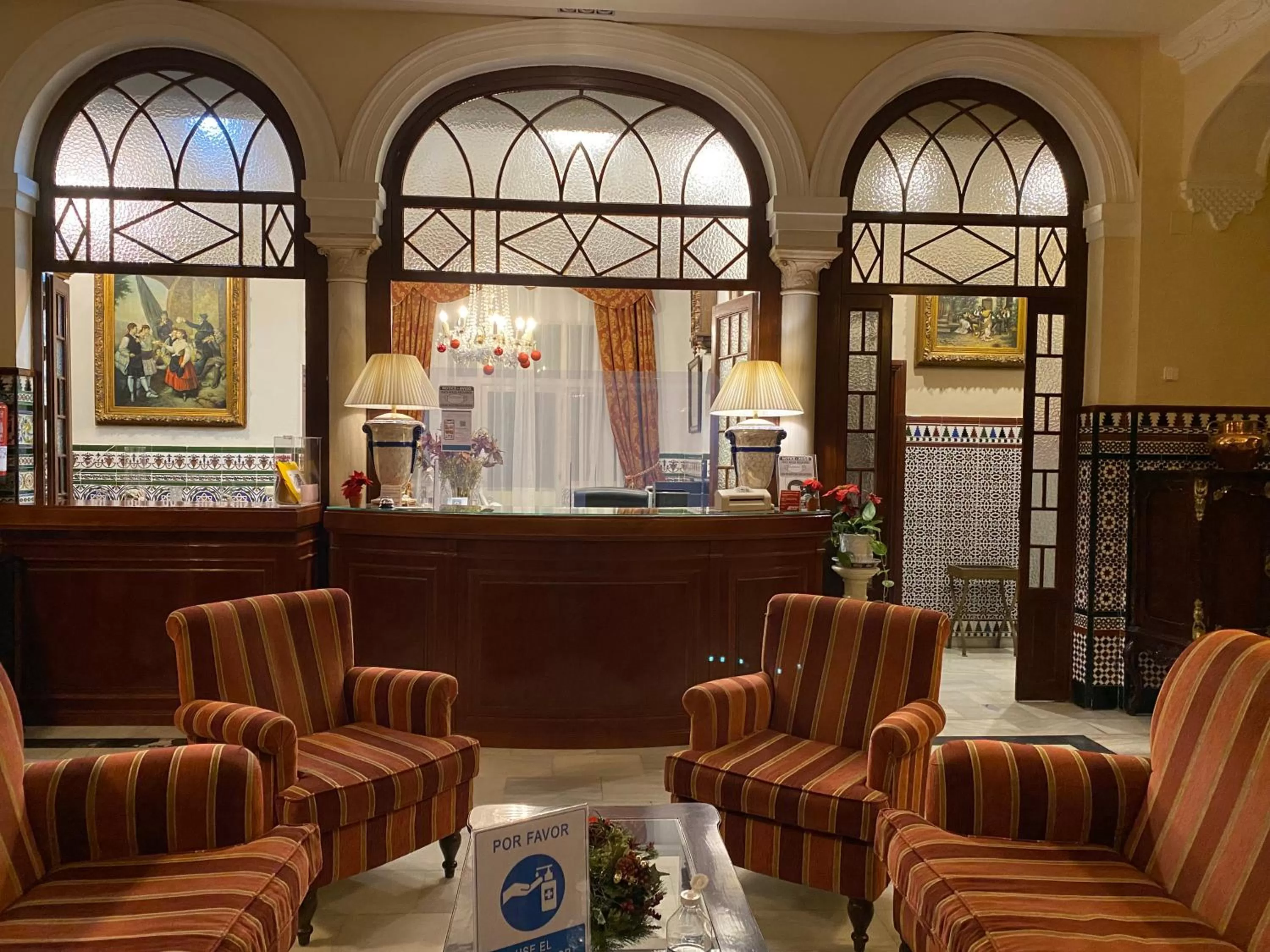Lobby or reception in Hotel Europa Boutique Sevilla