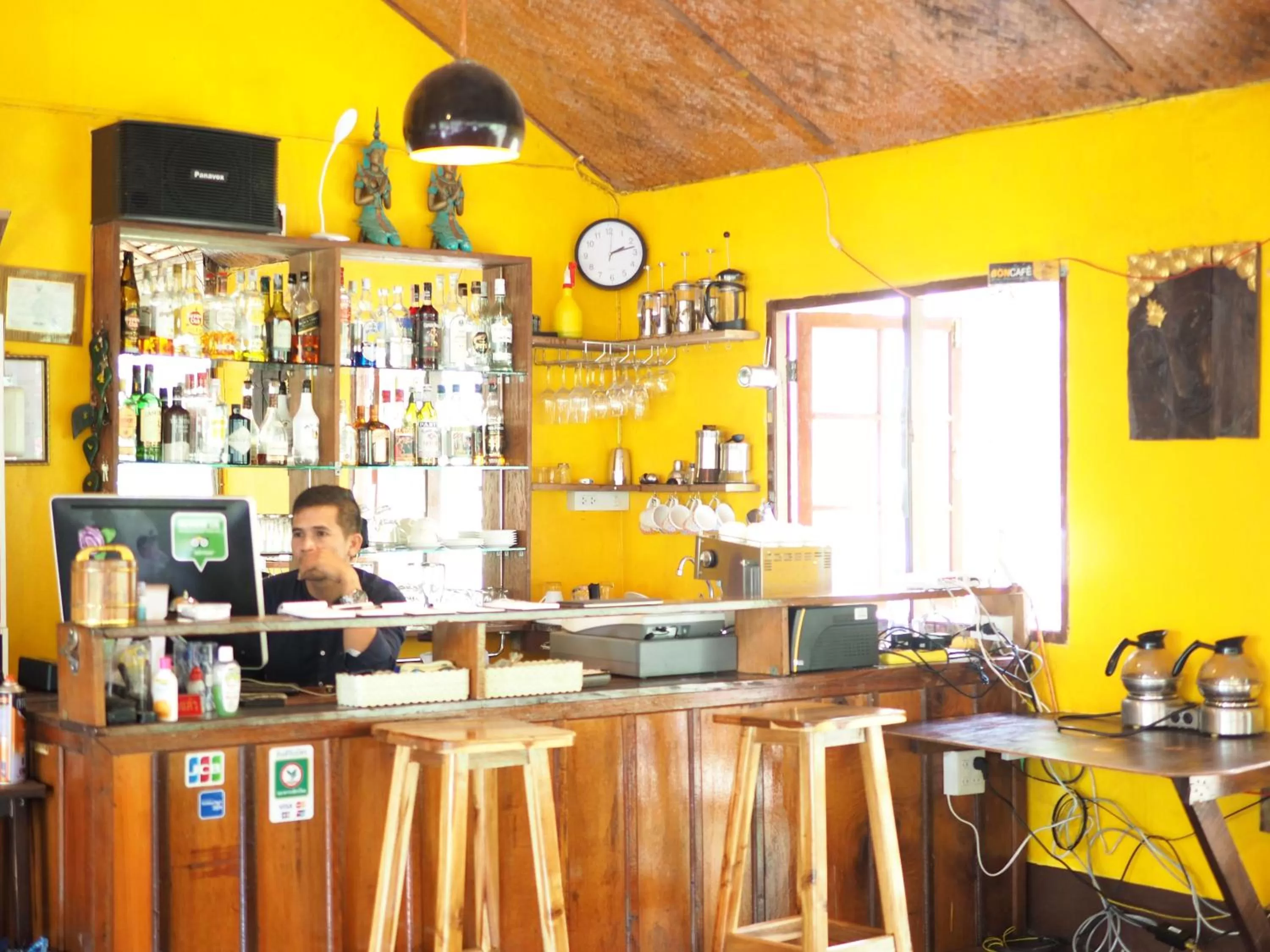 Lounge or bar in LITTLE EDEN Bungalows