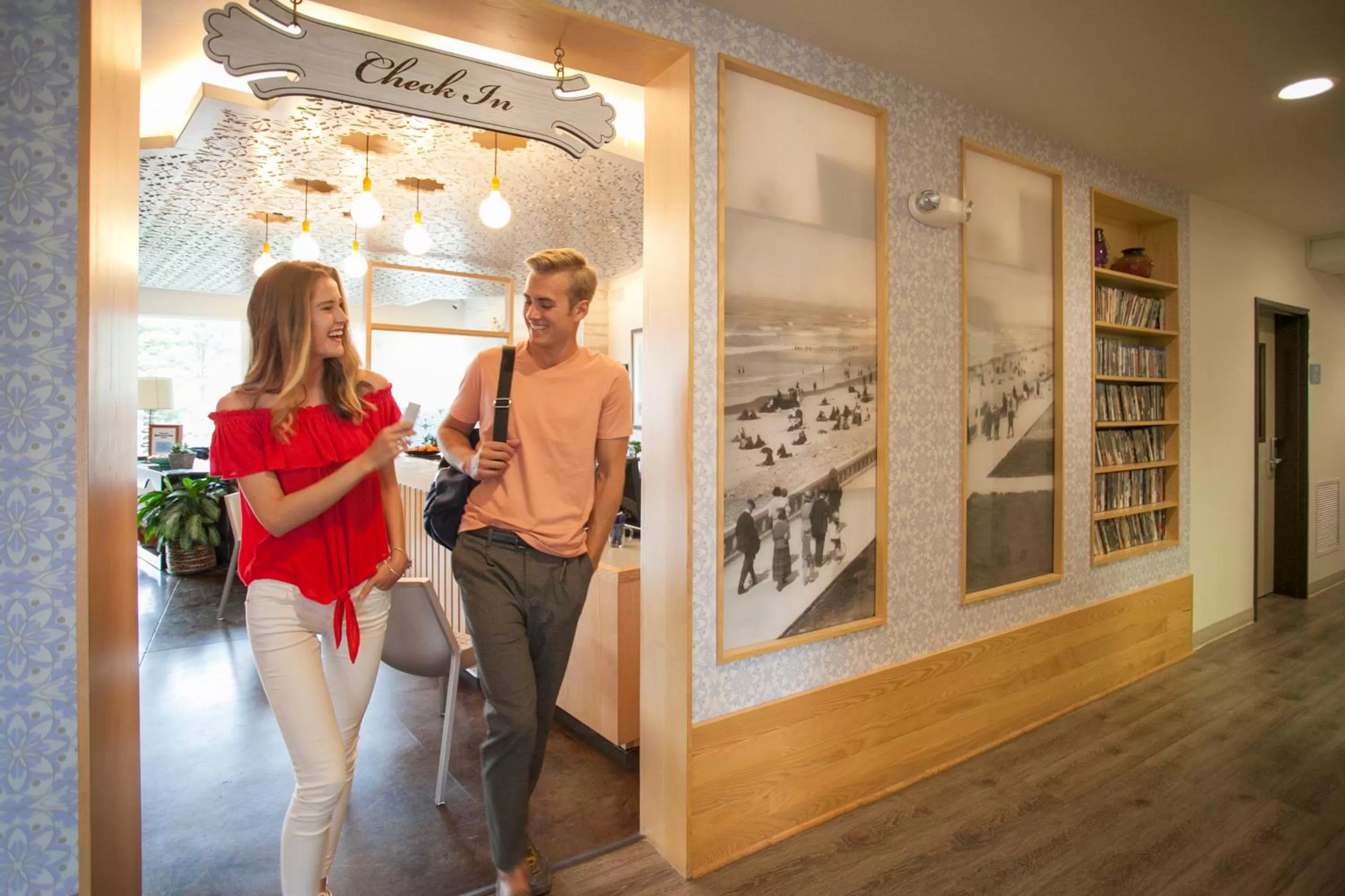 People in River Inn at Seaside