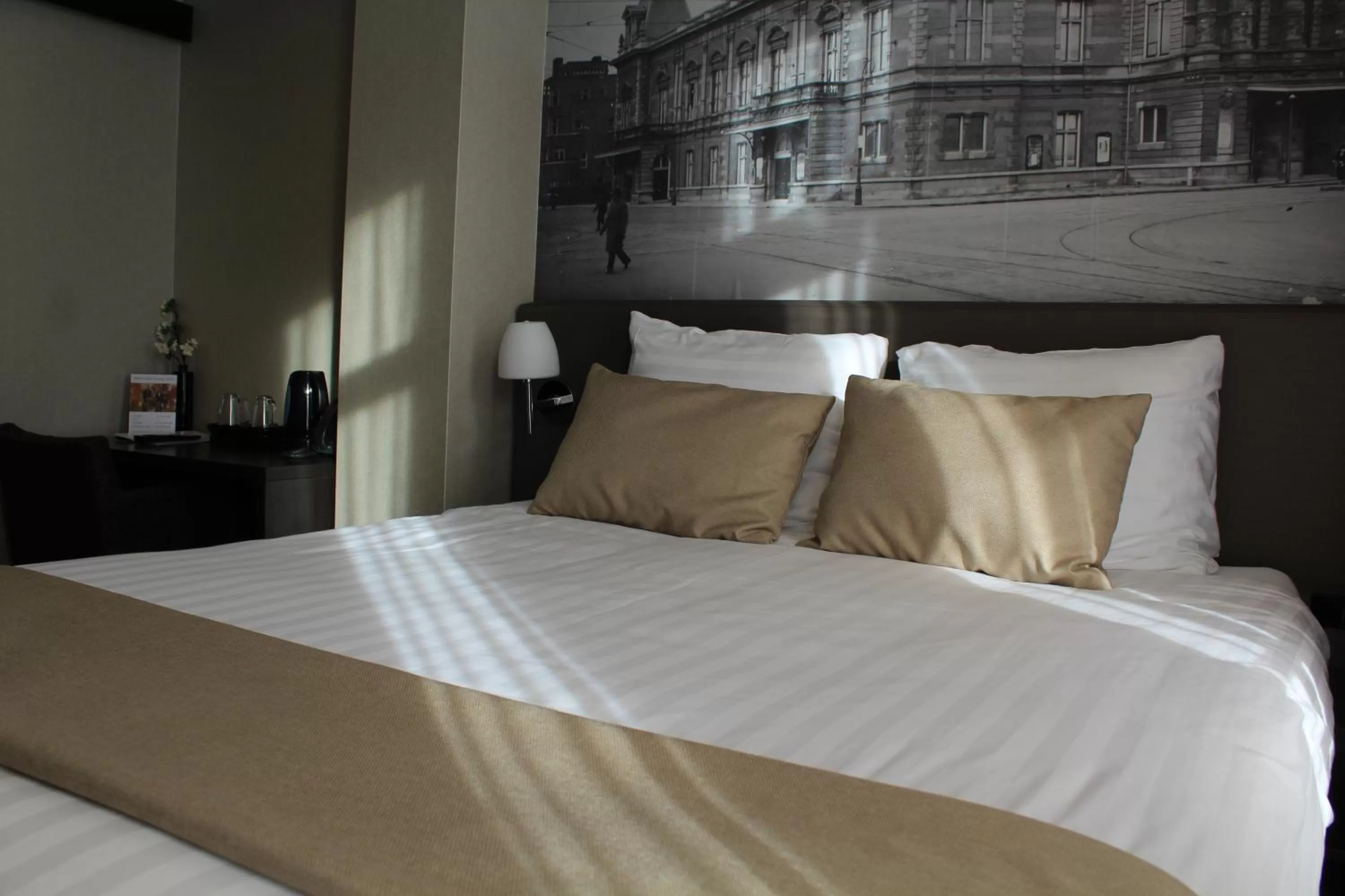 Bed in Royal Amsterdam Hotel