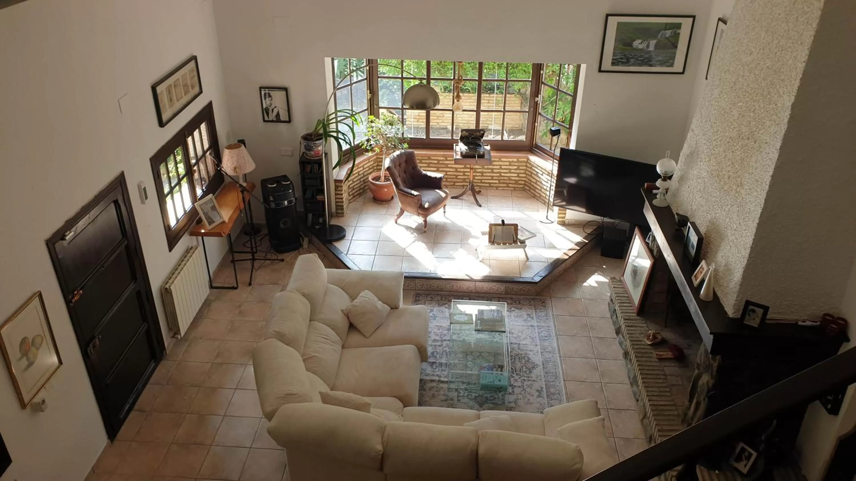 Living room, Seating Area in La Casa del Torreón