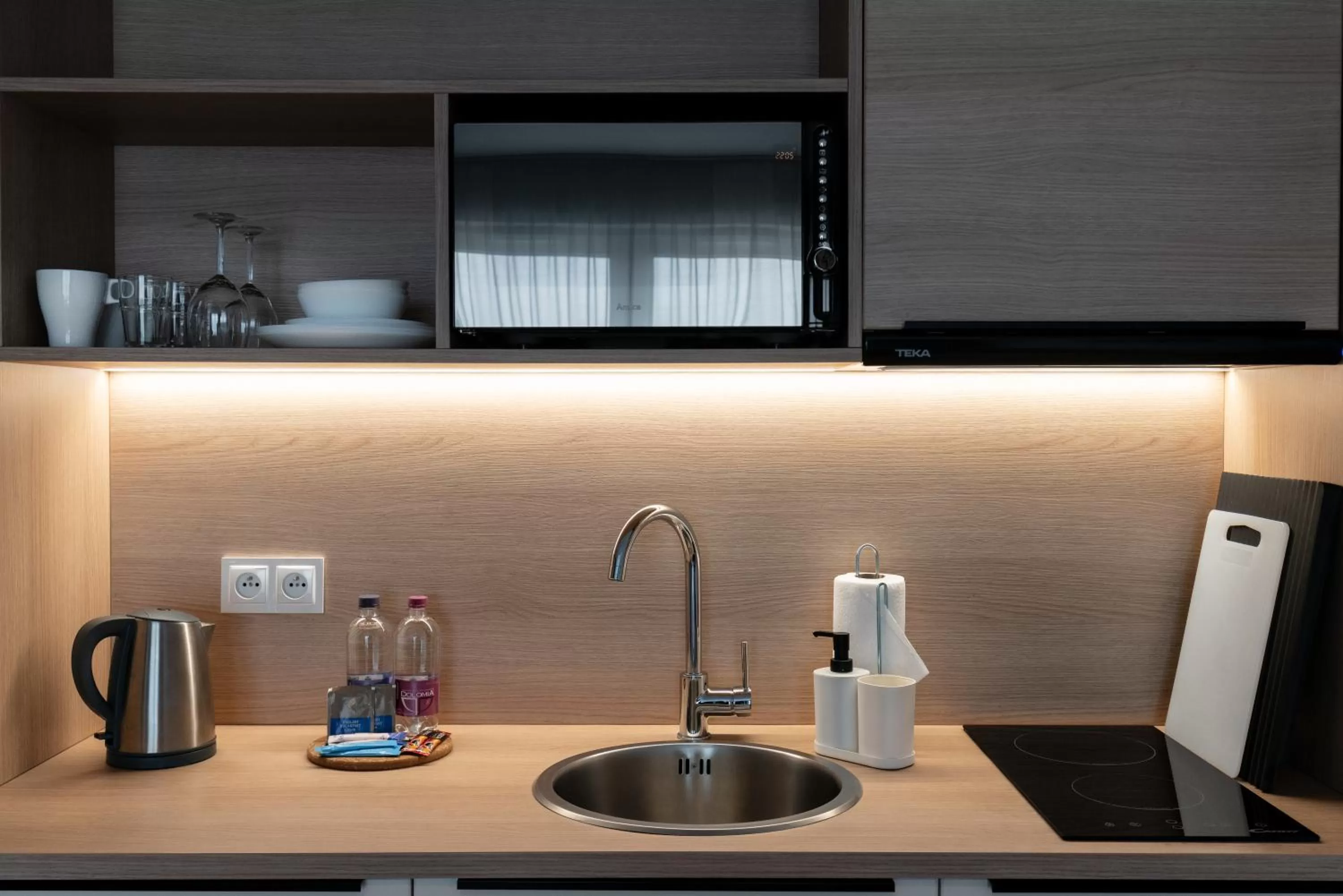 Kitchen or kitchenette in Hotel Tulip Residences Warsaw Targowa