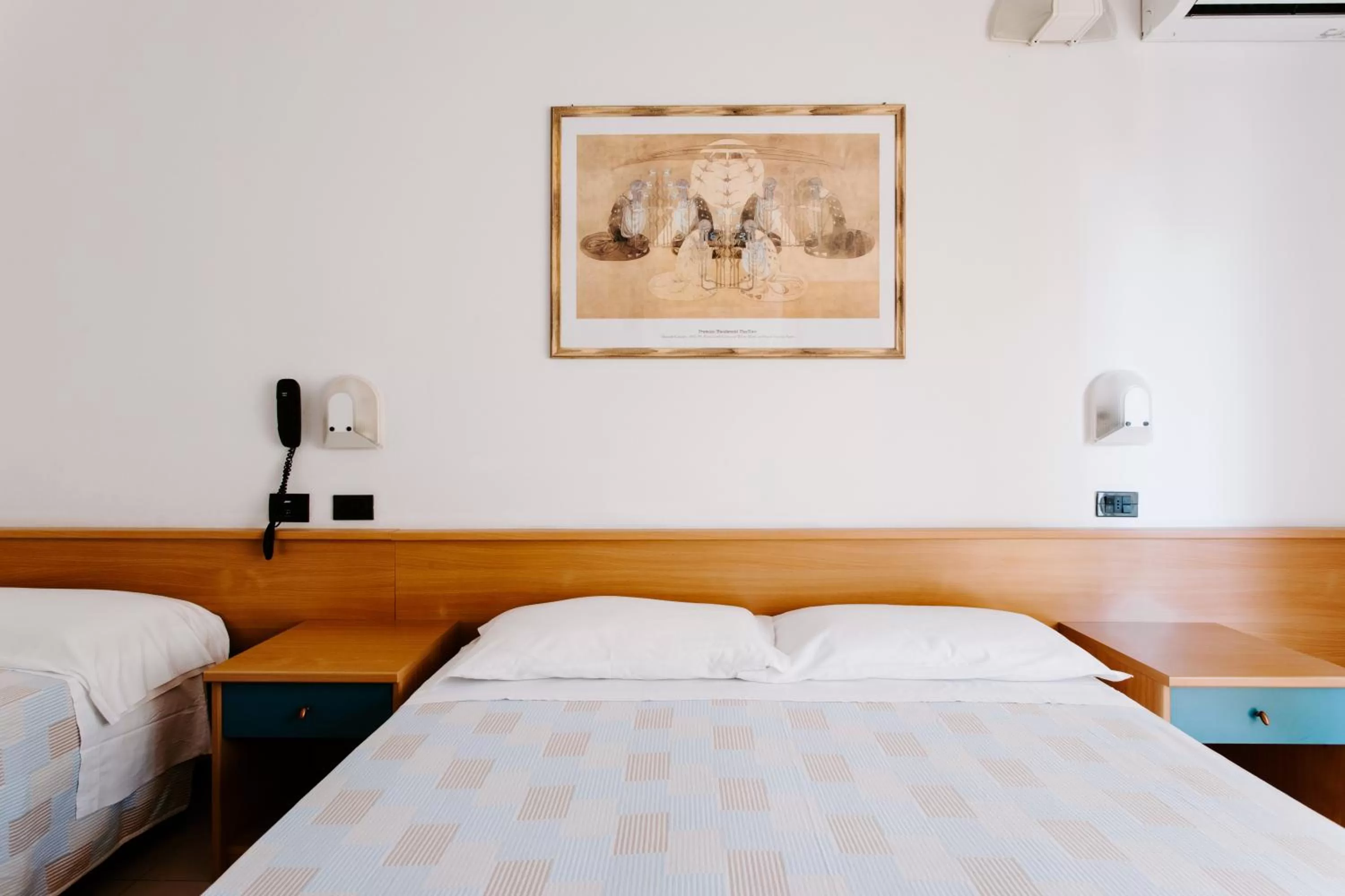 Bed in Hotel Villa Claudia