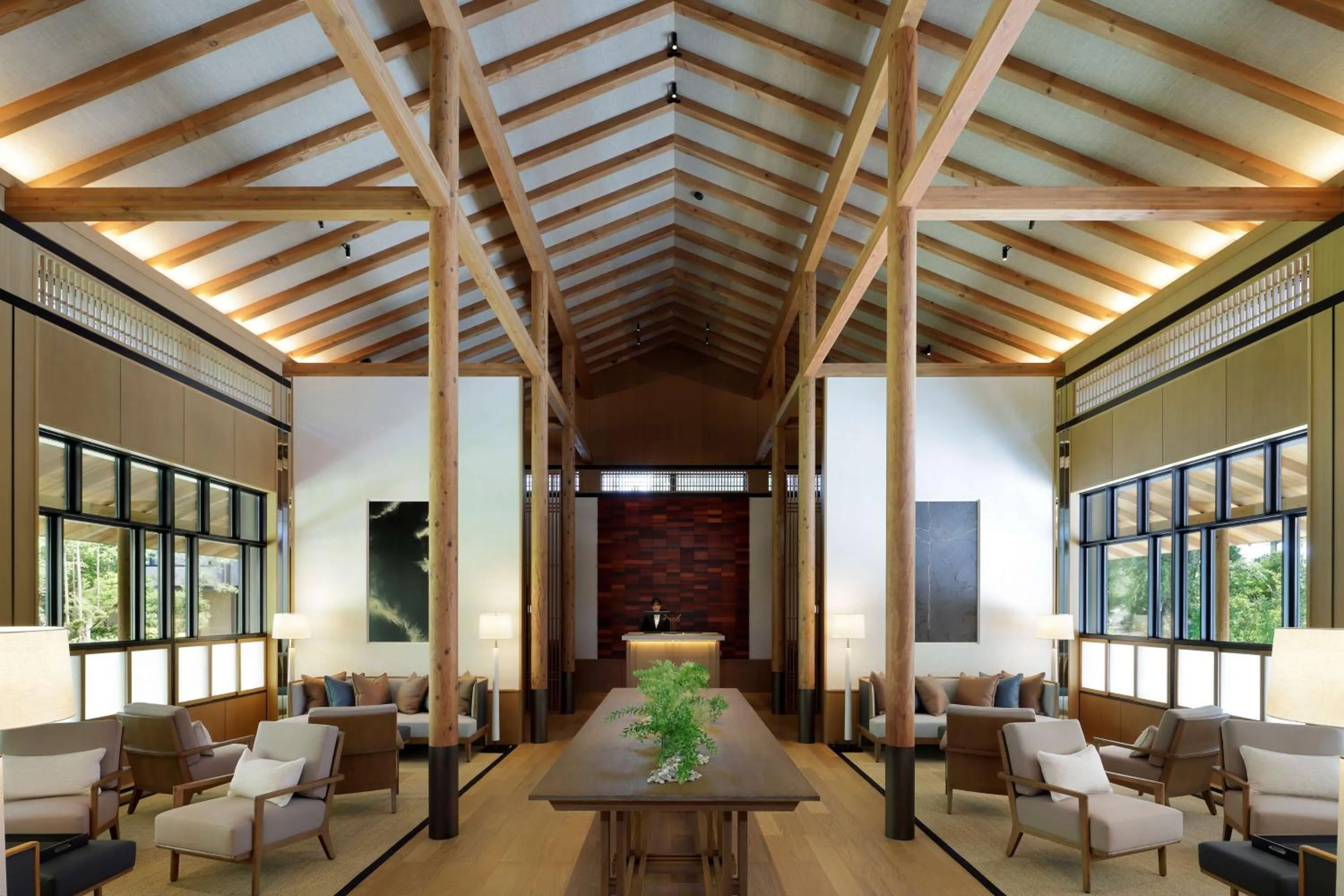 Lobby or reception in ROKU KYOTO, LXR Hotels & Resorts by Hilton