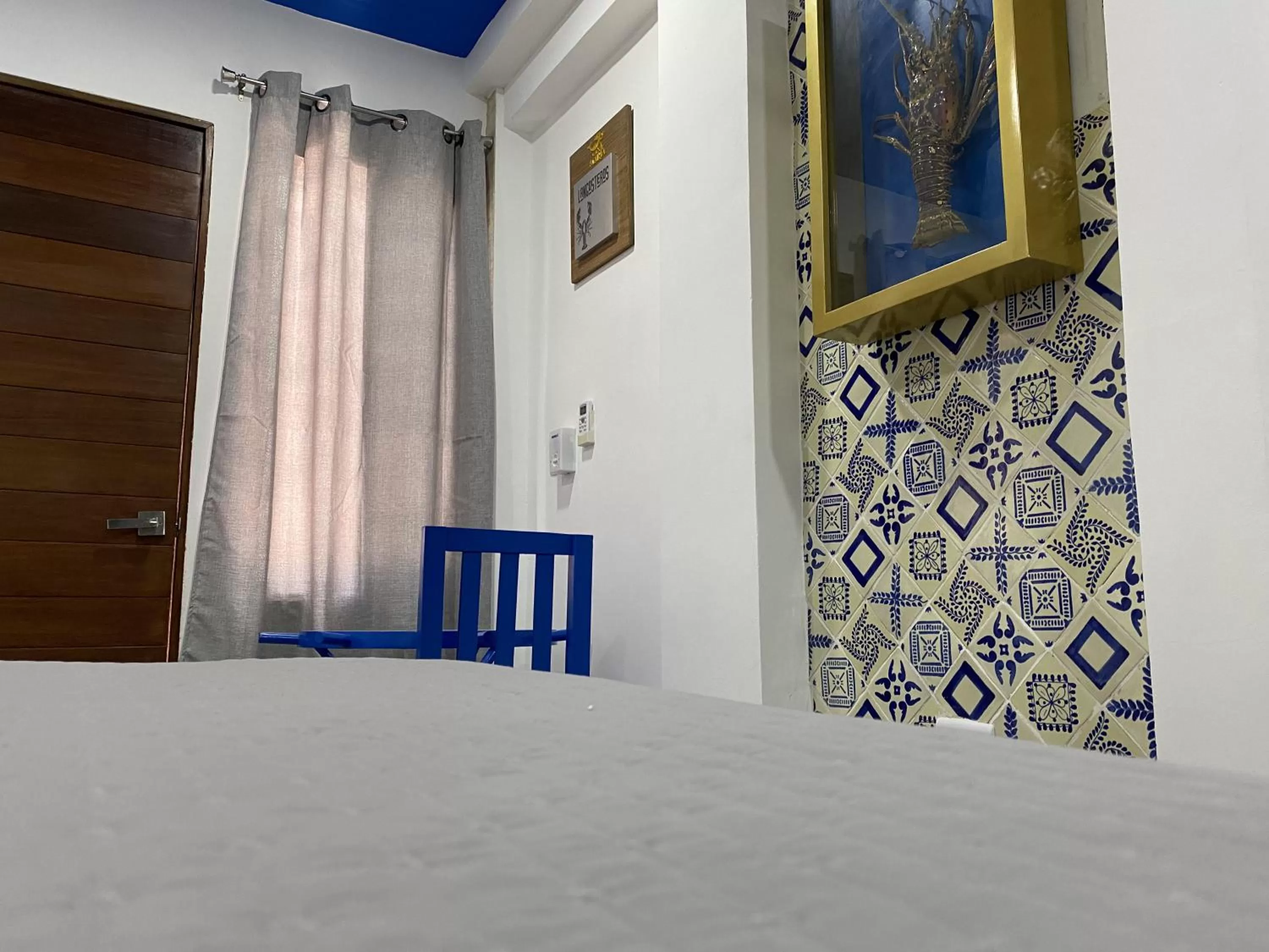 Decorative detail, Bed in Casa María