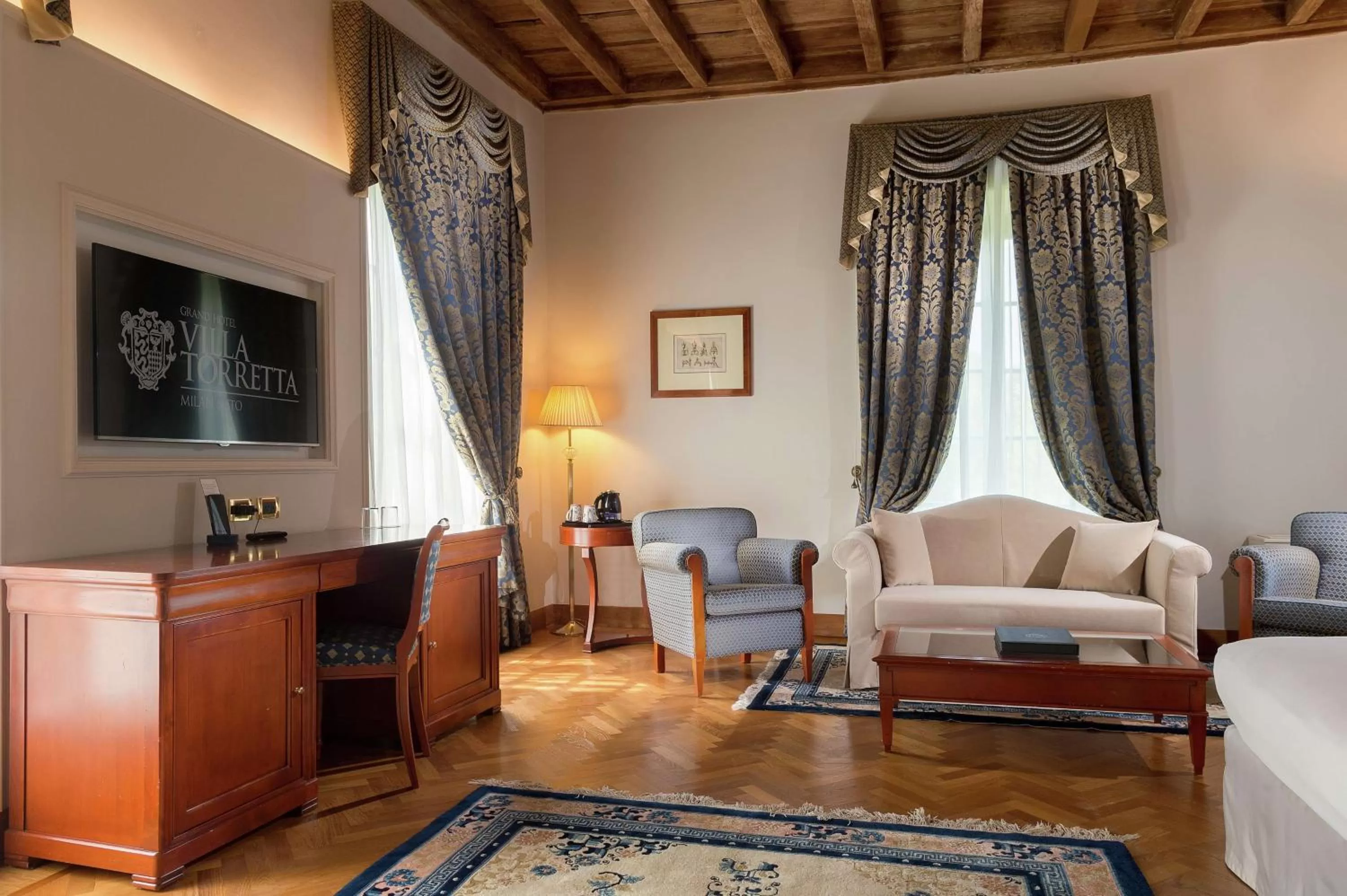 Bed in Grand Hotel Villa Torretta, Curio Collection by Hilton