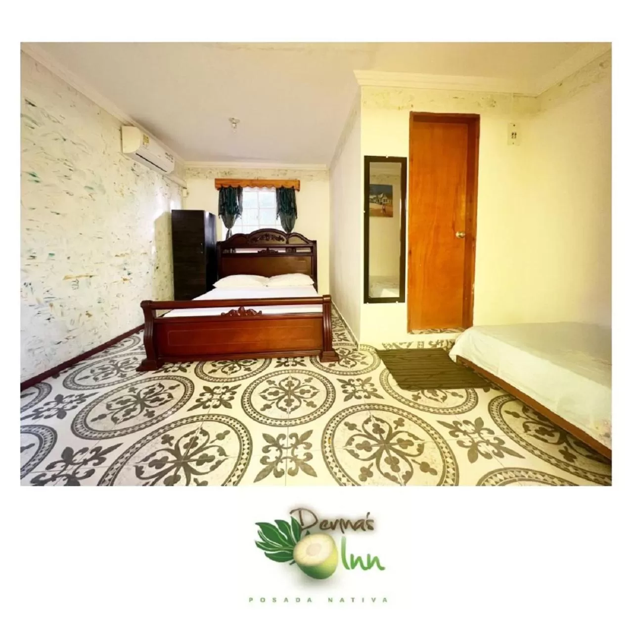 Bed in POSADA NATIVA DERMA´S INN