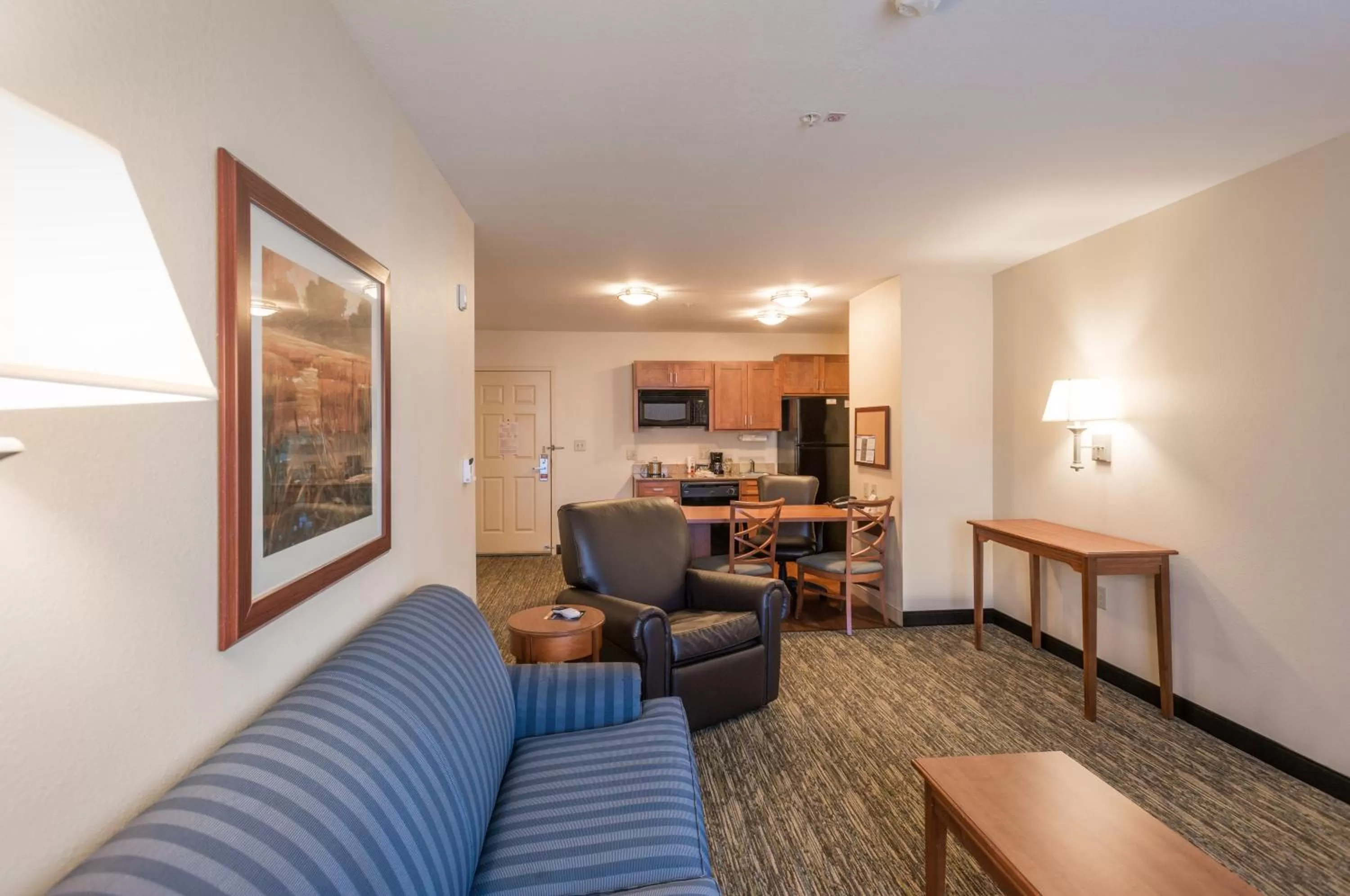 Bedroom in Candlewood Suites Mobile-Downtown by IHG