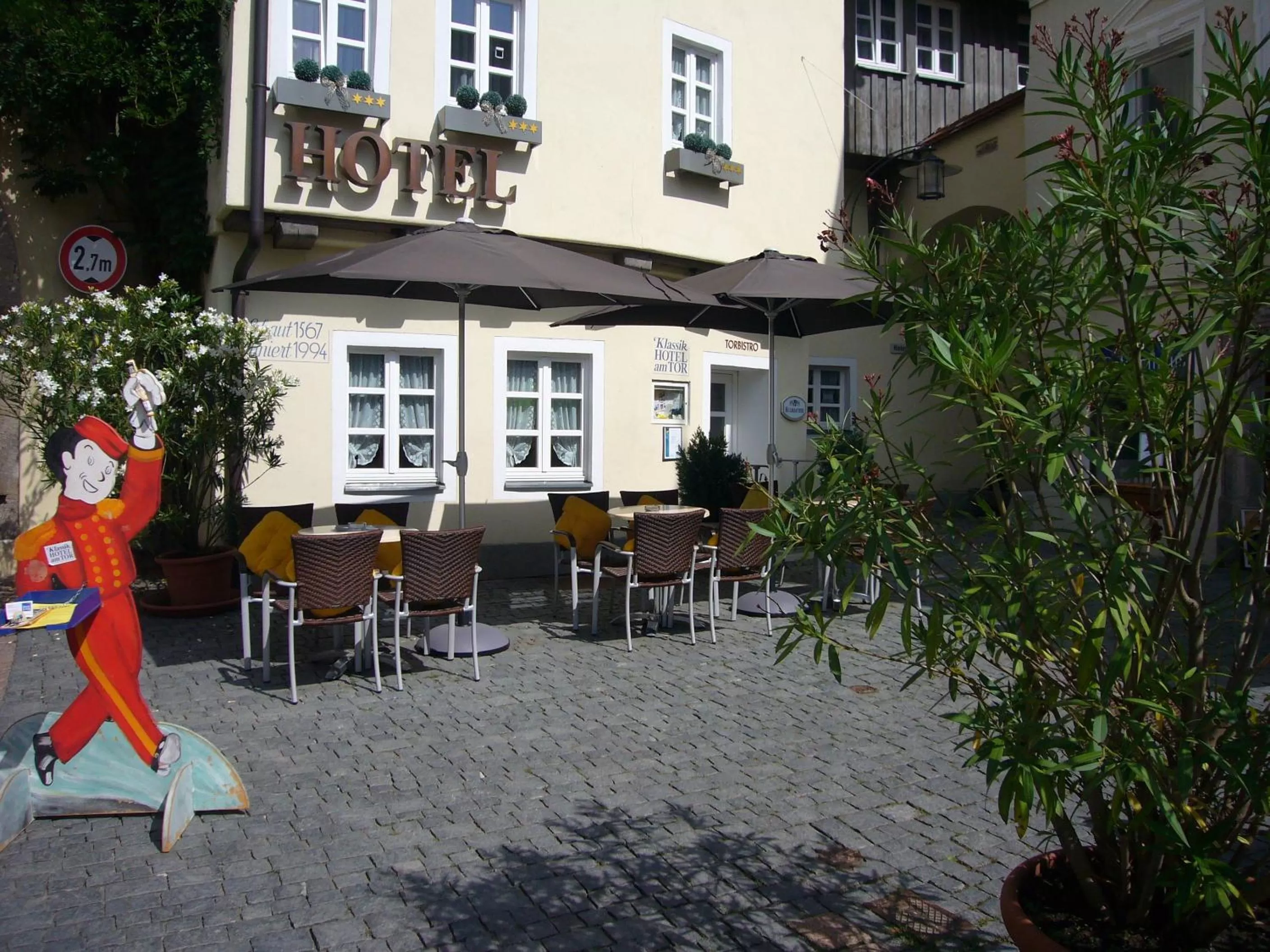 Property building in Klassik Hotel am Tor