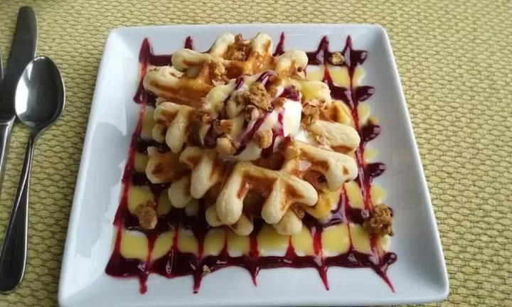 American breakfast in The Campbell House Inn