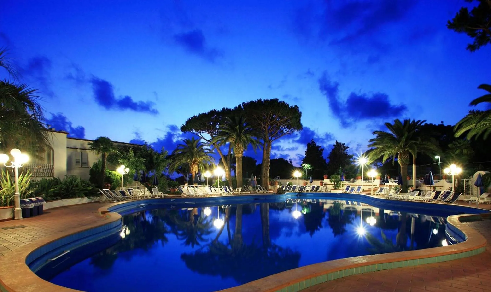 Swimming pool in Hotel Terme Park Imperial