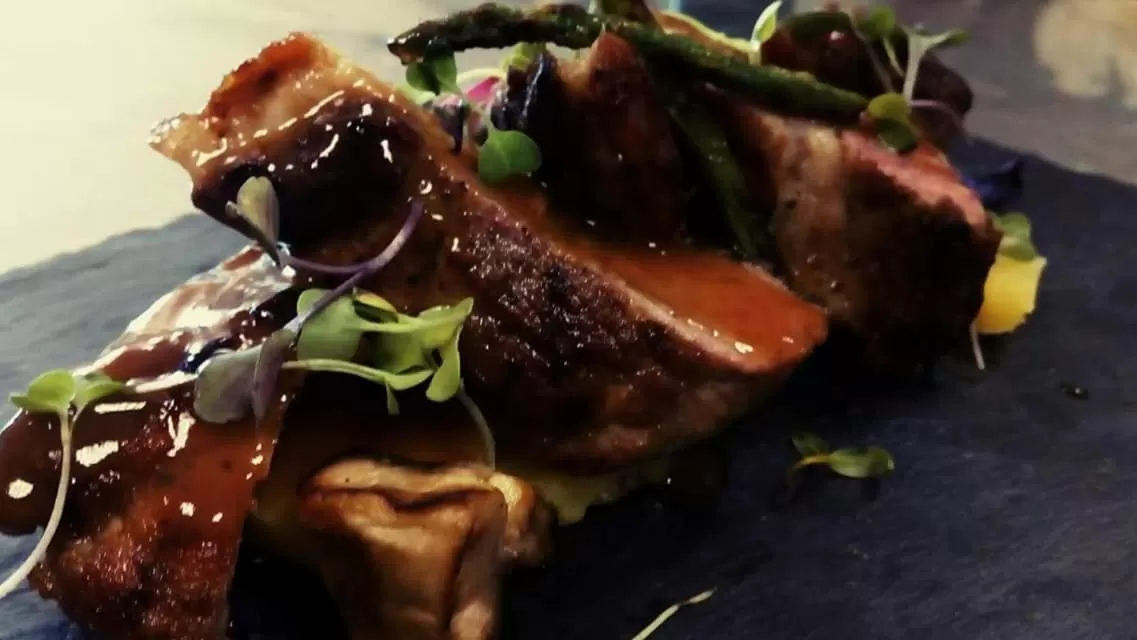 Food close-up in Hotel Restaurante Sostenible La Laguna