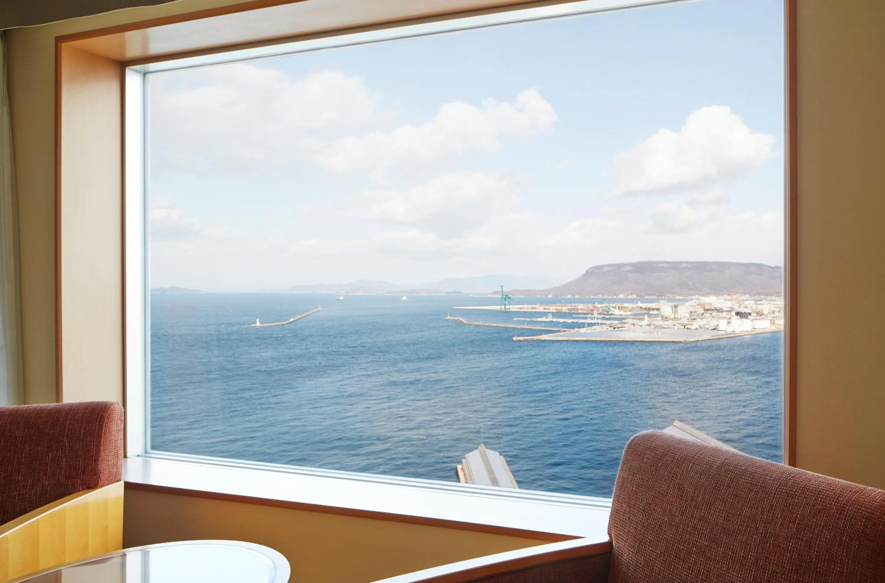 Sea view in JR Hotel Clement Takamatsu
