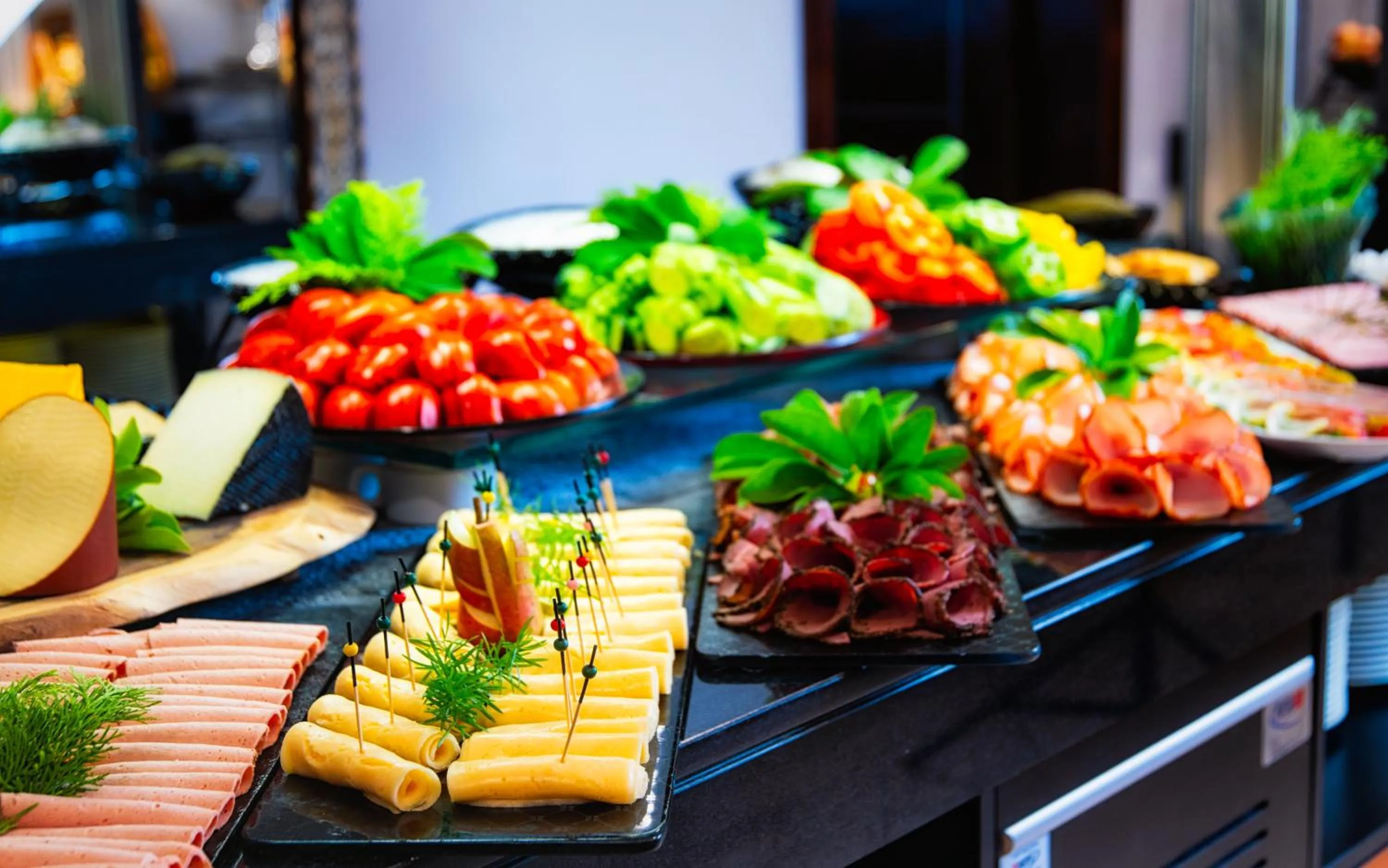 Buffet breakfast in Ambassador Hotel