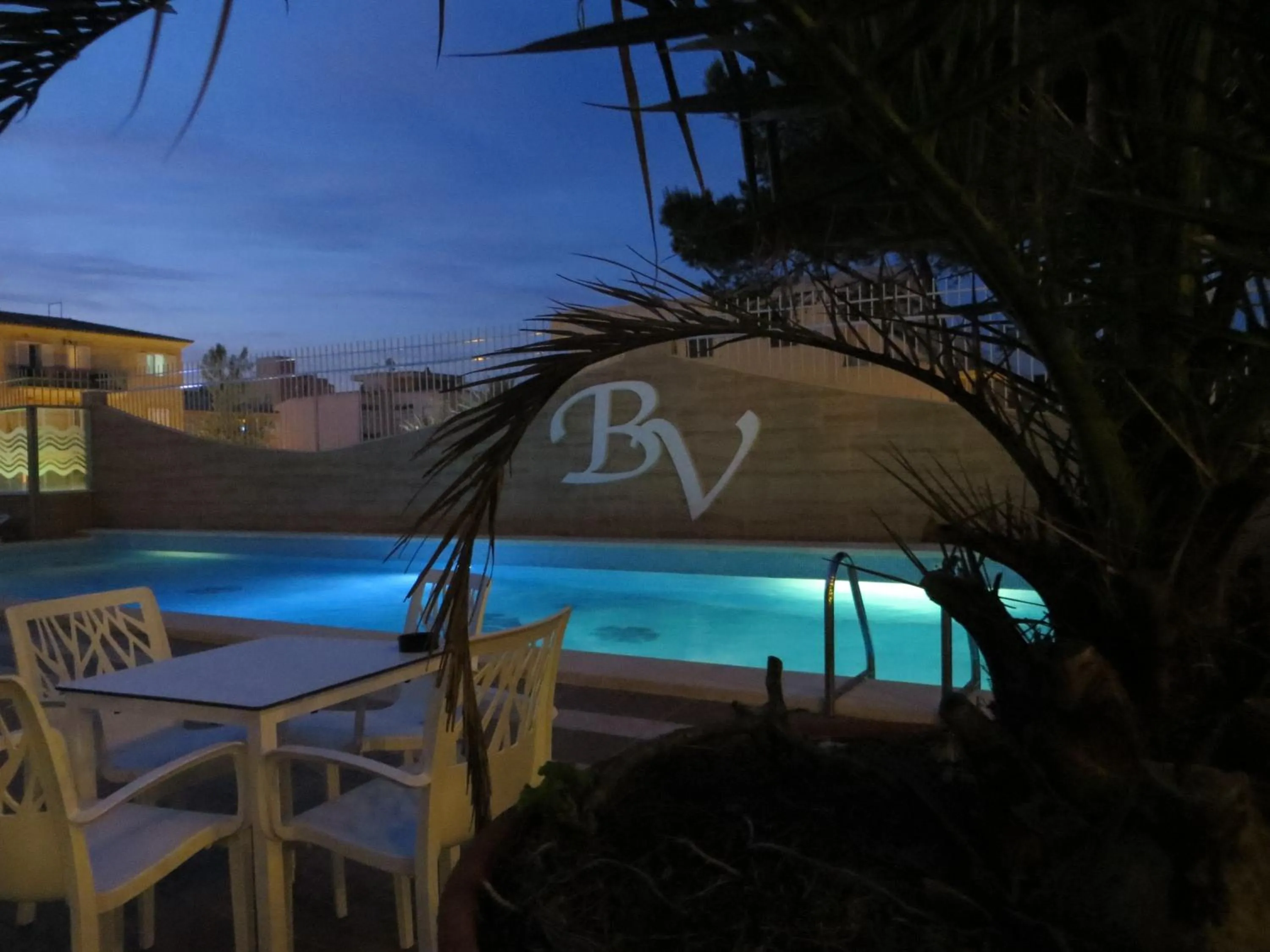Swimming pool in Hotel Baviera
