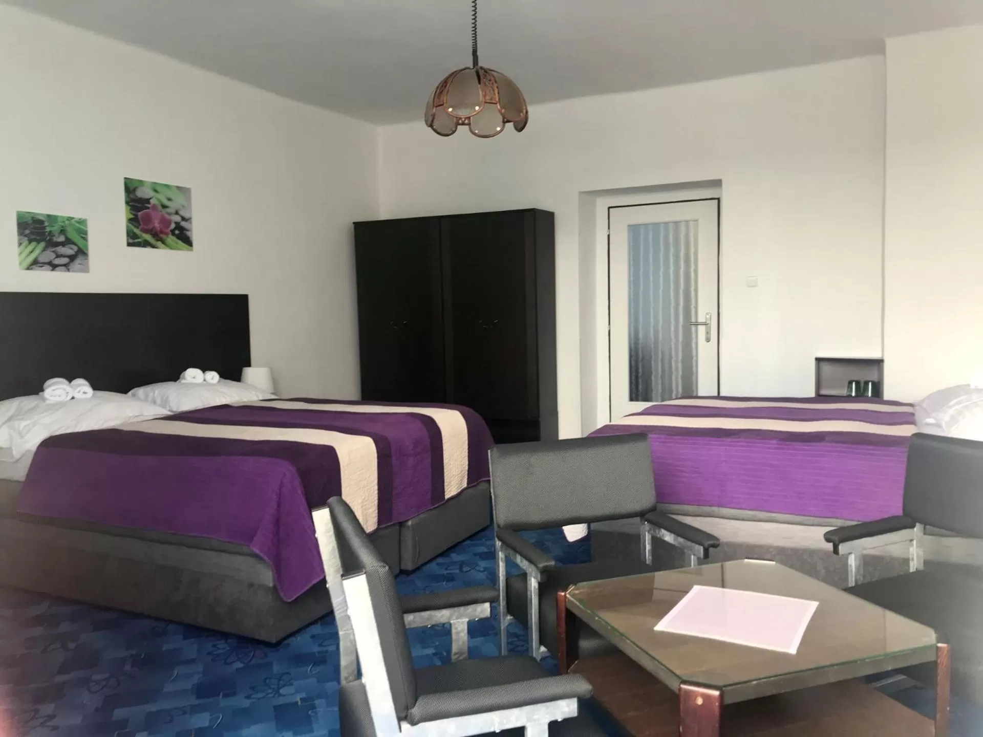 Quadruple Room with Balcony in Hotel Bila Ruze