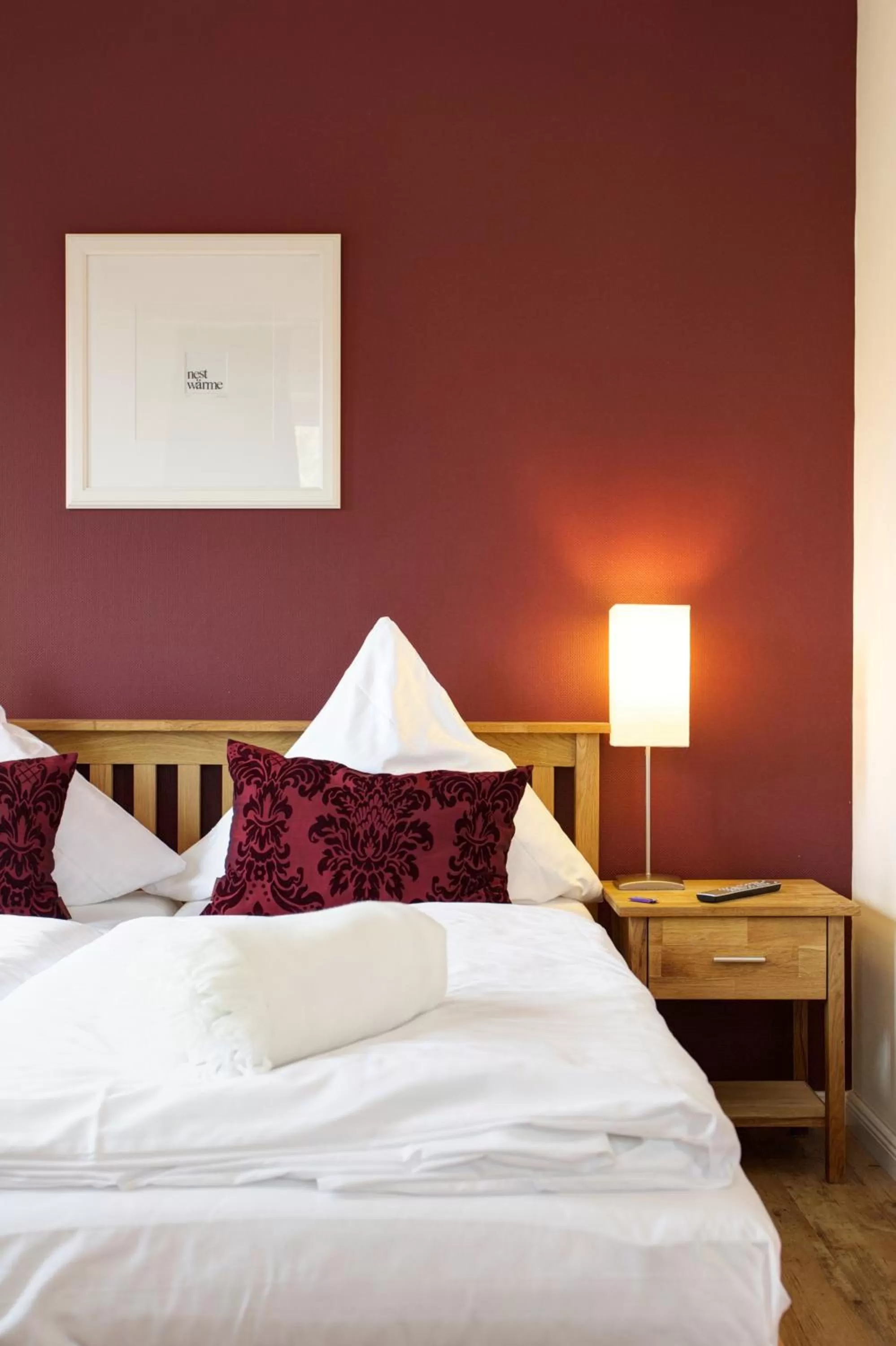 Bed in Das Frühstückshotel Sankt Peter-Ording