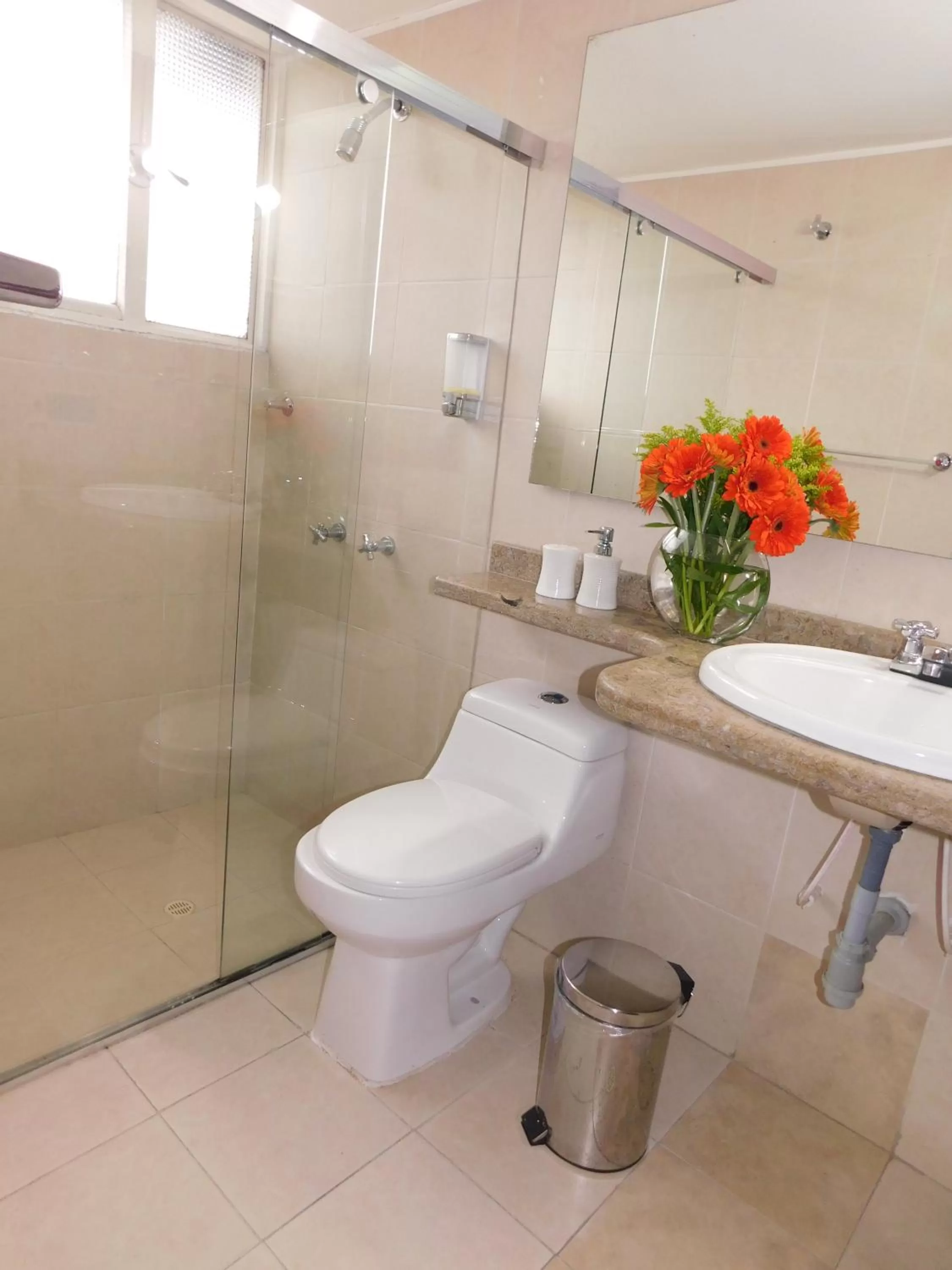 Shower in Hotel Casa Navi