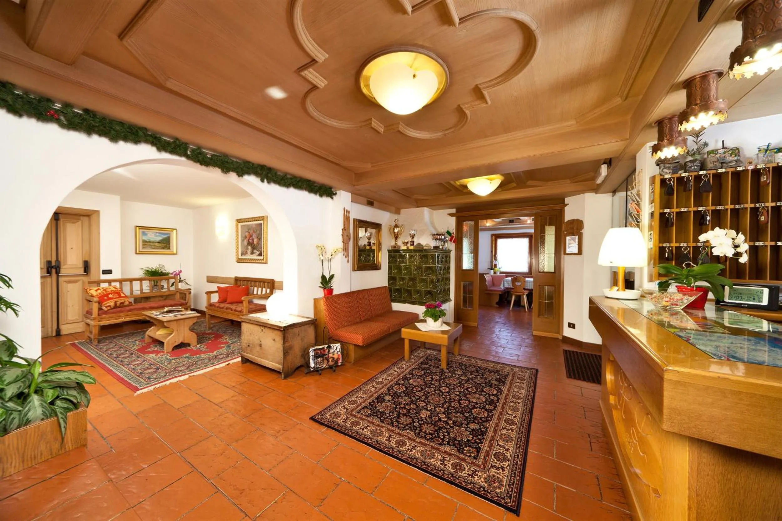 Lobby or reception in Hotel Livigno