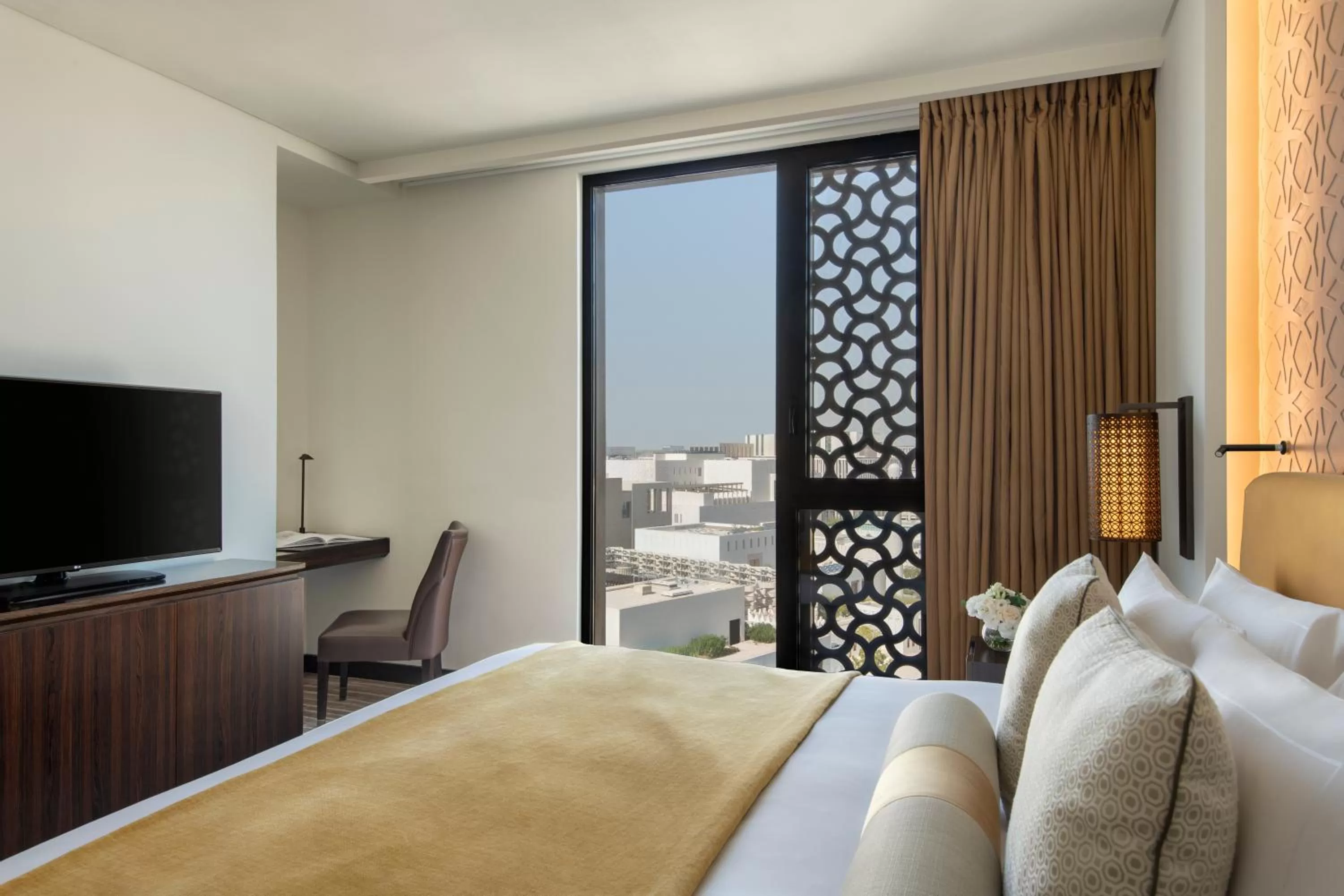 Bed in Alwadi Hotel Doha - MGallery Collection