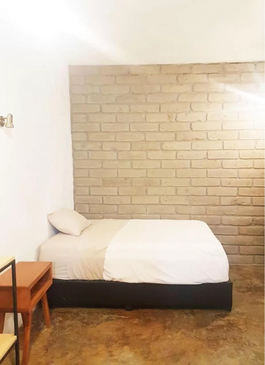 Bed in Hostal Hoja Santa