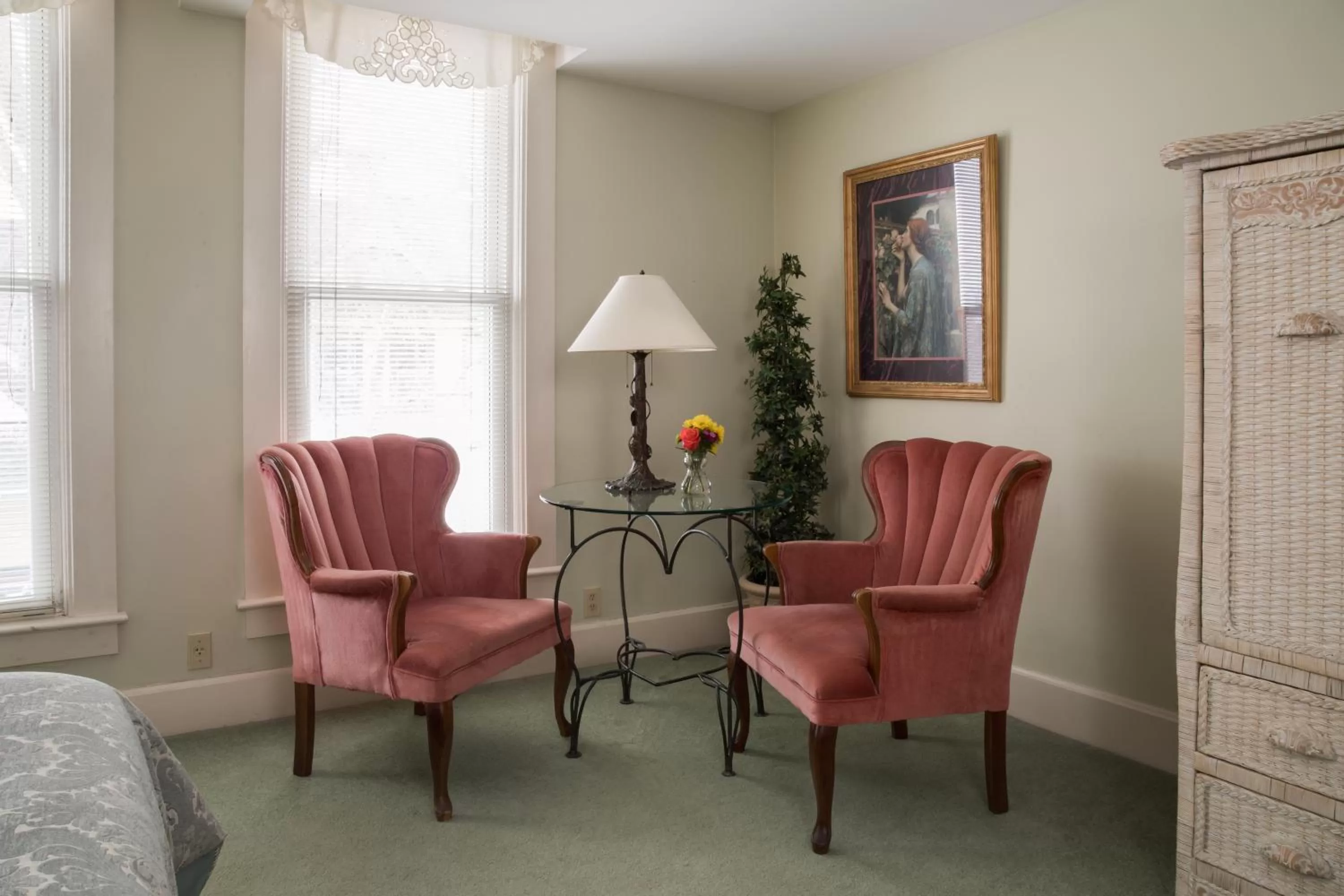 Seating area in Astor House