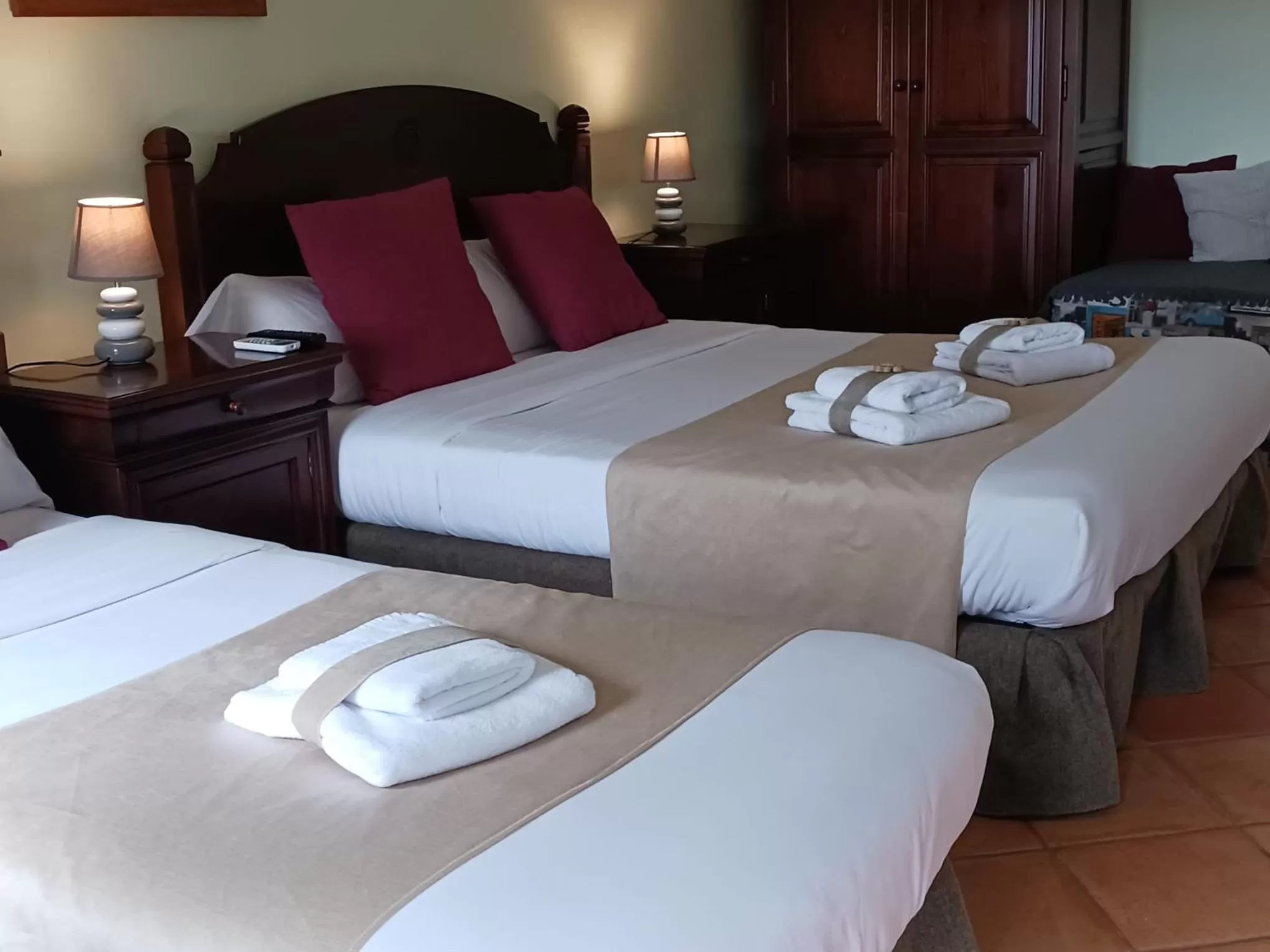 Bedroom, Bed in Hotel Rural La Raya 1866