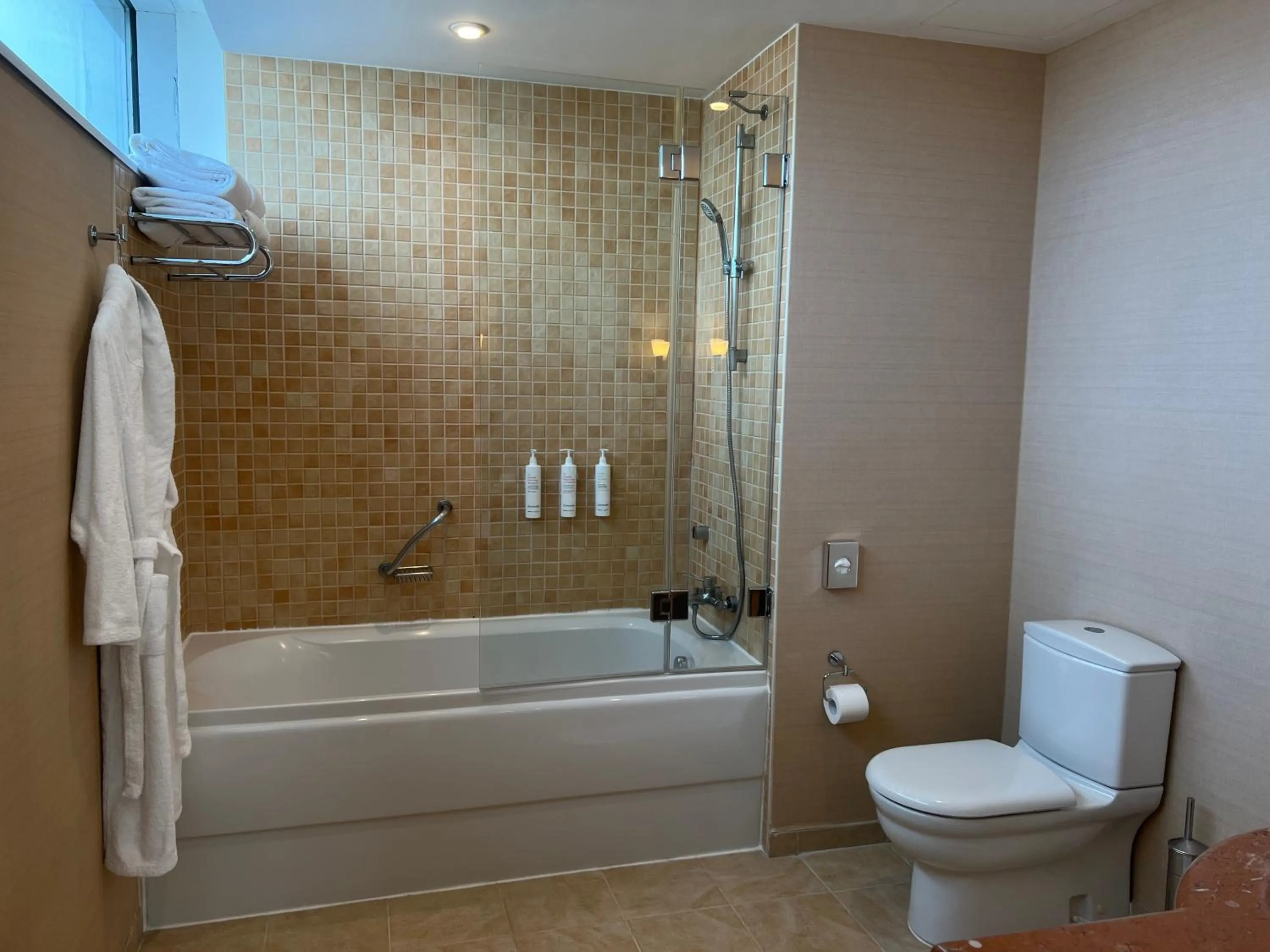 Shower in Atyrau Executive Apartments