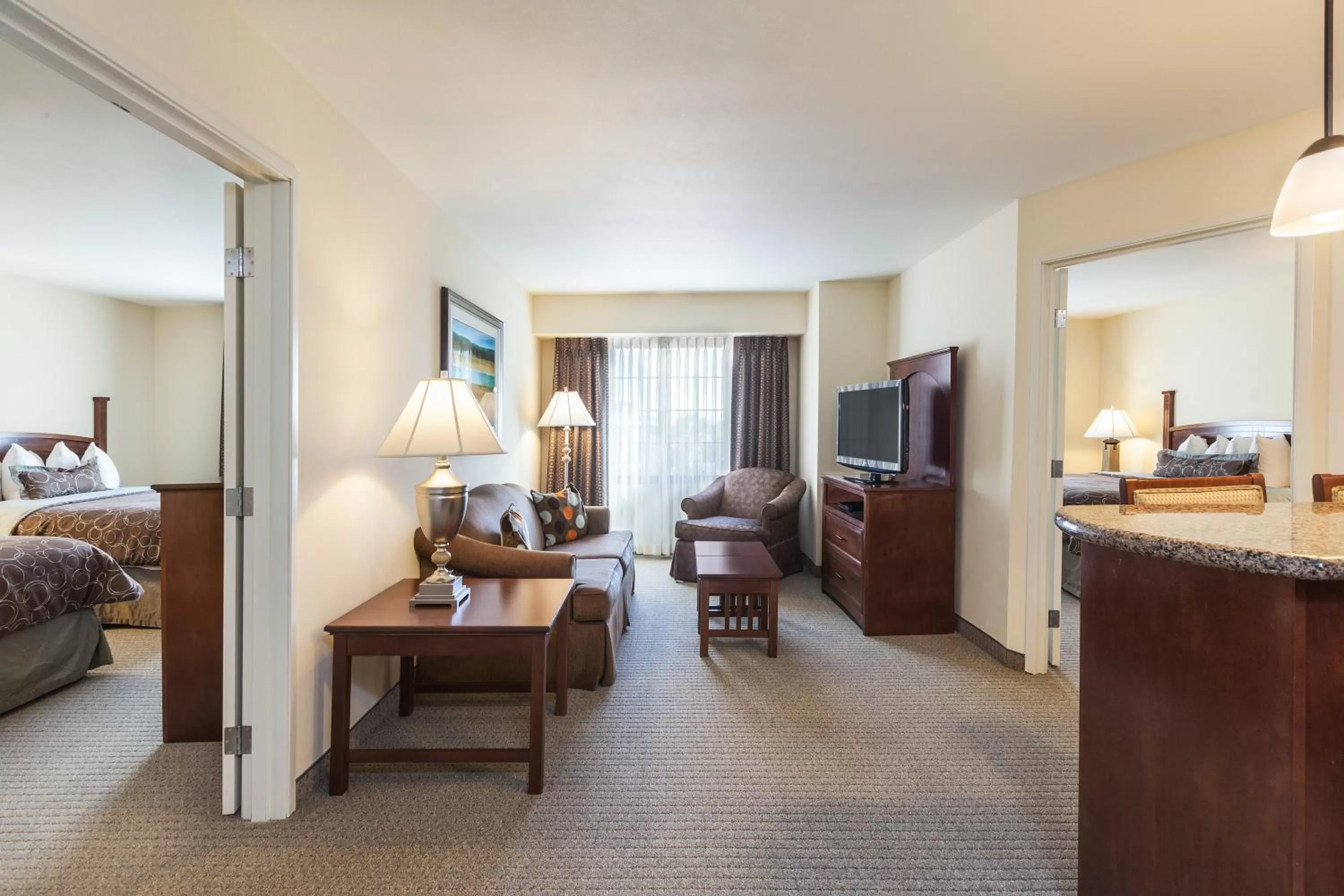 Photo of the whole room, Bed in Staybridge Suites El Paso Airport by IHG