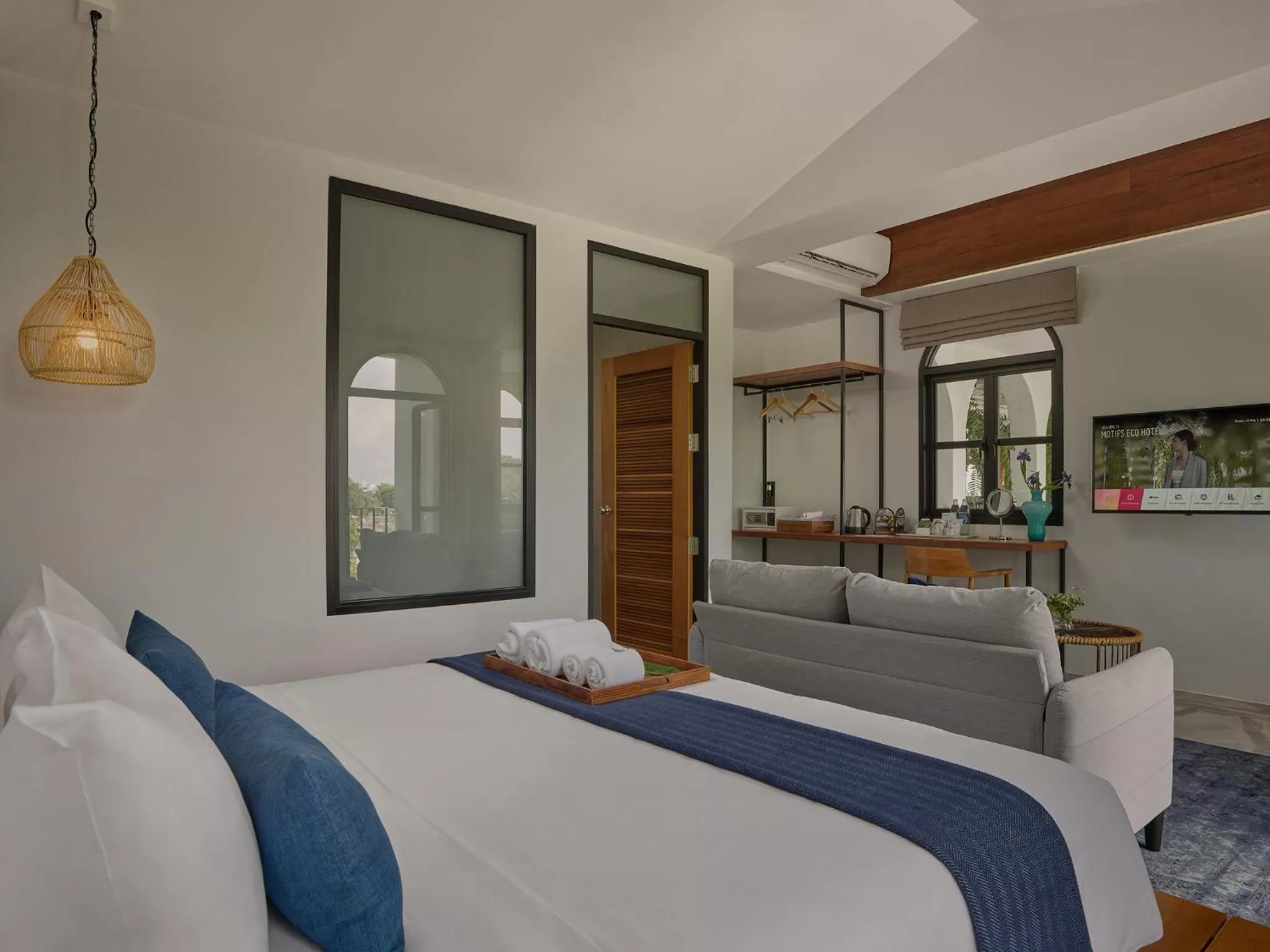 Bed in The Motifs Eco Hotel - SHA Extra Plus