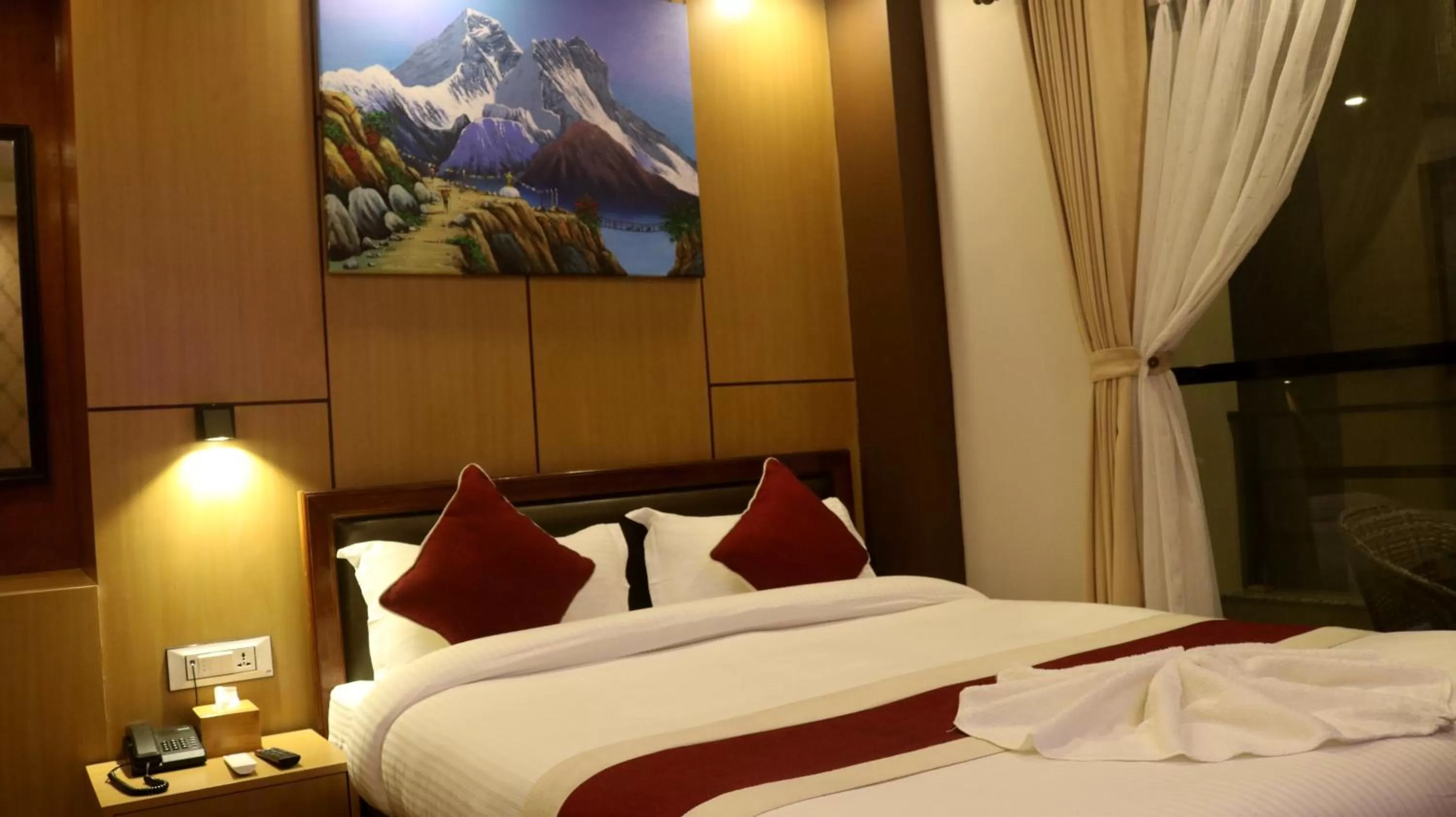 Bed in Hotel Family Ties Pvt. Ltd.