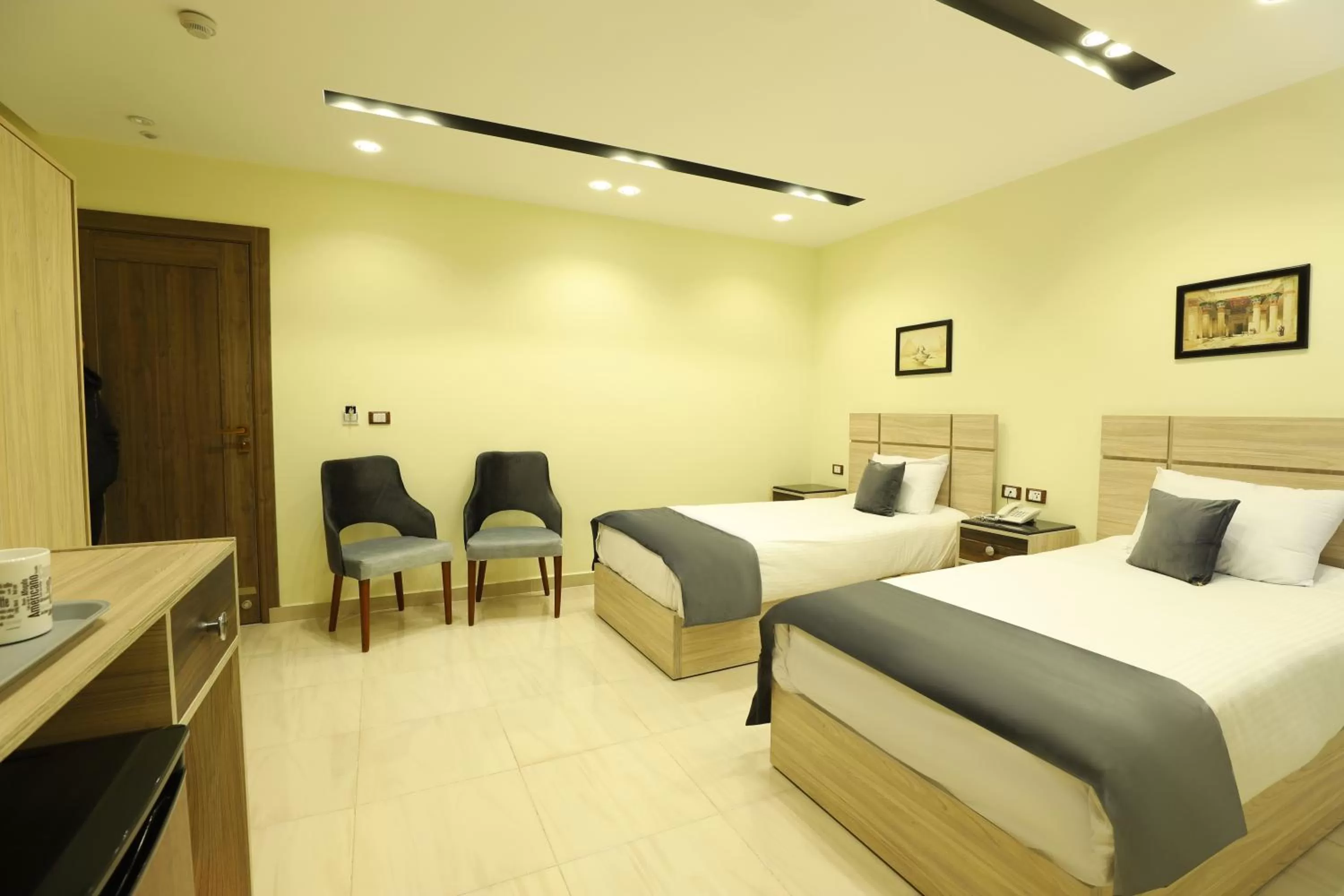 Photo of the whole room, Bed in Brothers Pyramids View